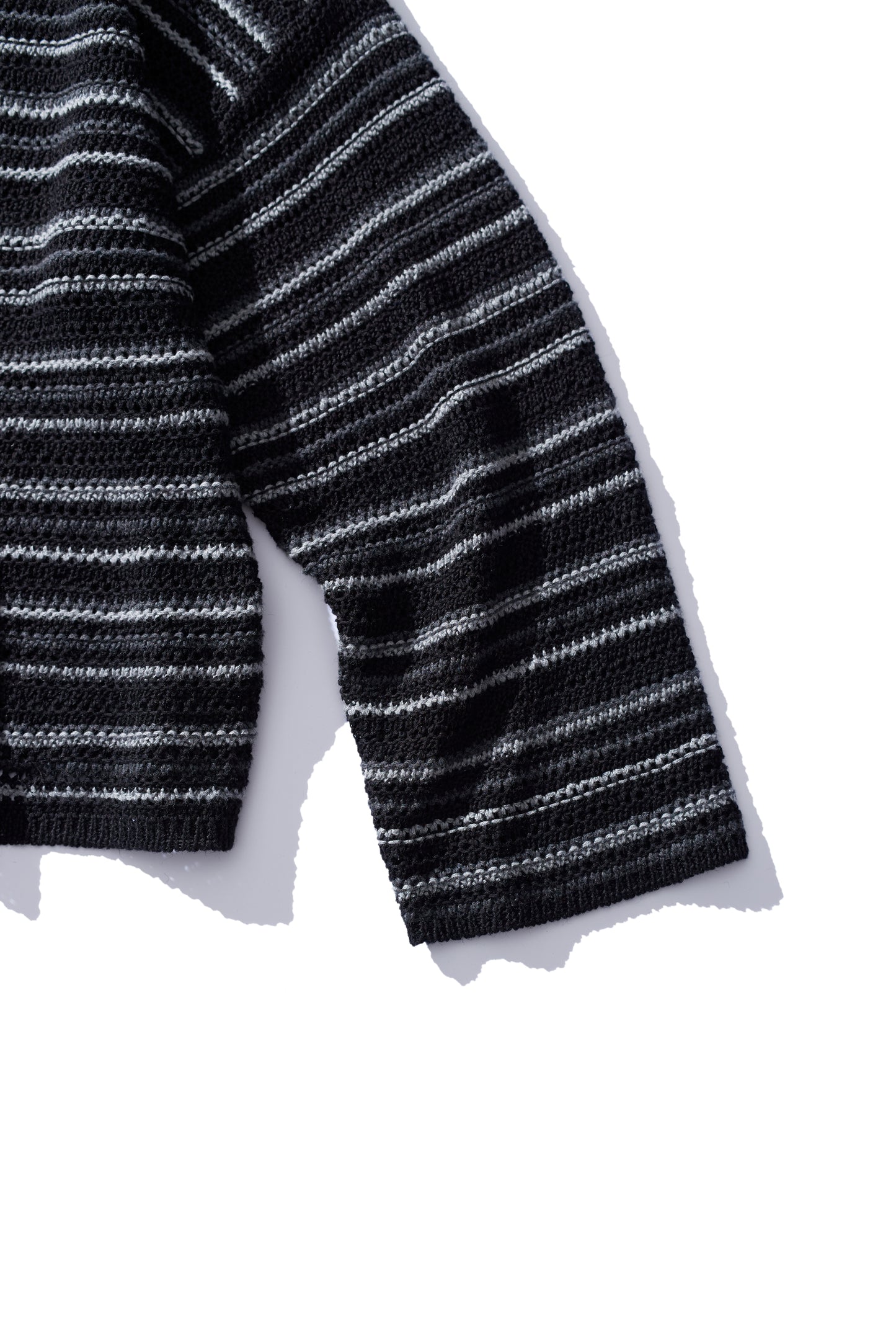 【ARCHIVE SALE 40%OFF】RESEARCHED  BOAT NECK SWEATER/  C,L MIX YARN BORDER
