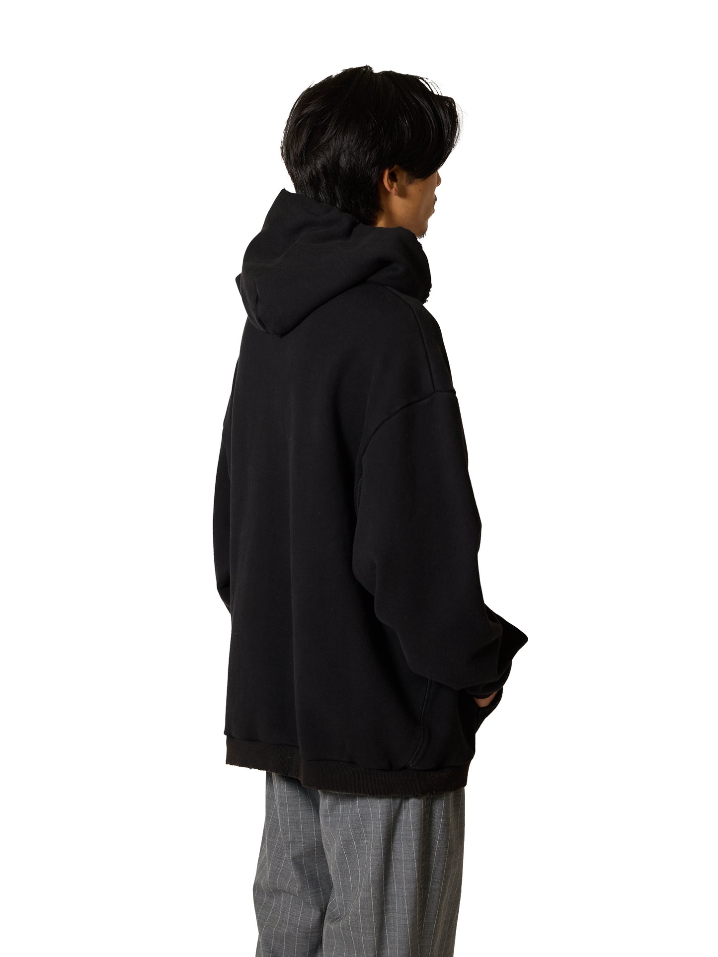 RESEARCHED HOODED PULLOVER / COTTON SWEAT