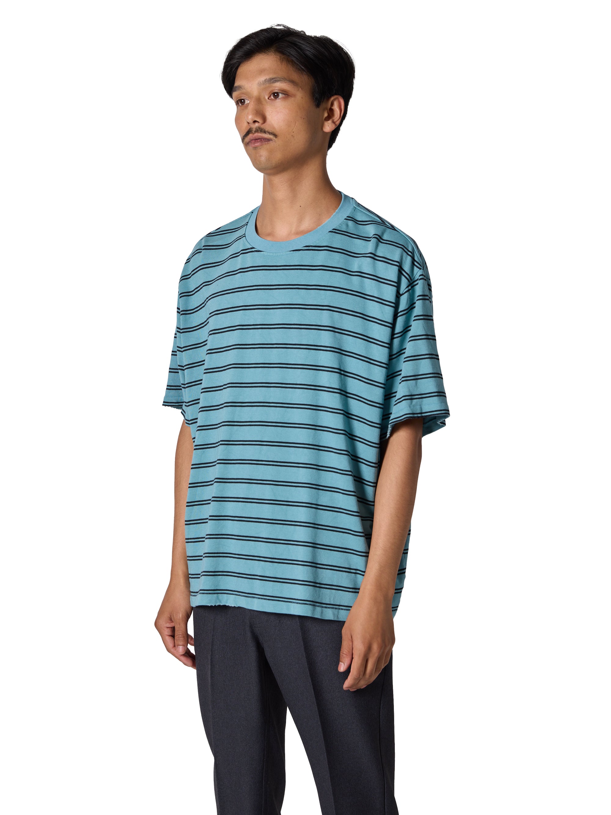 SANDWATERR RESEARCHED TEE LS ロンT 25SS SandWaterr / RESEARCHED TEE LS / COTTON BORDER JERSEY