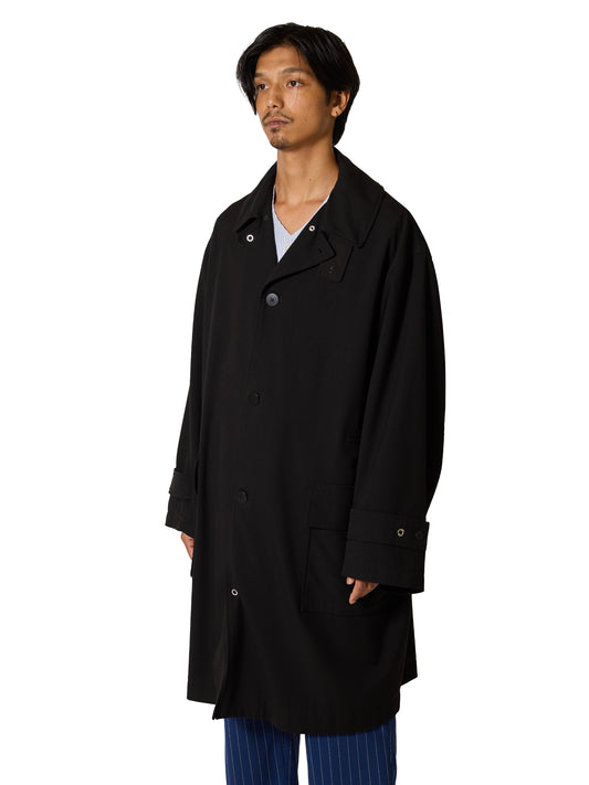 RESEARCHED COAT / POLY MIX GABARDINE