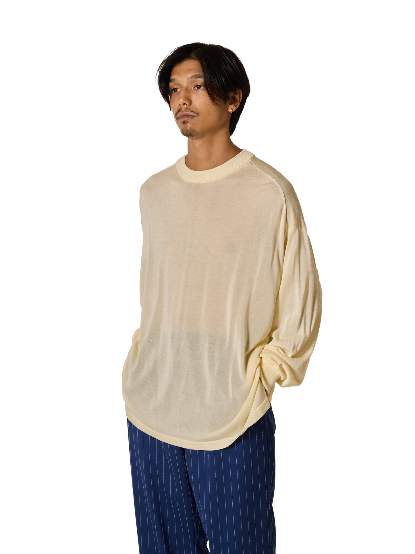 RESEARCHED SWEATER / RAYON MIX YARN