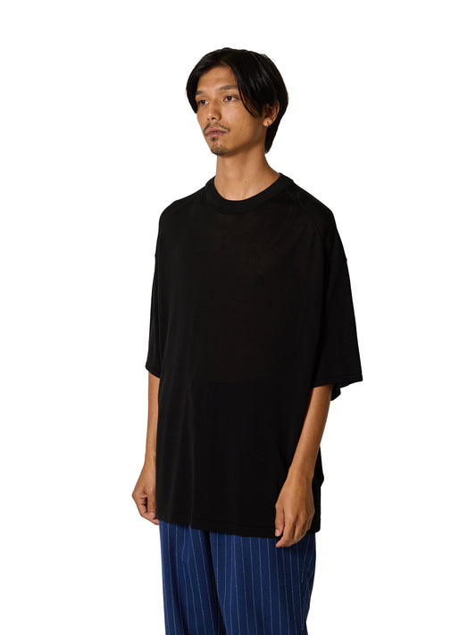 RESEARCHED SWEATER SS / RAYON MIX YARN