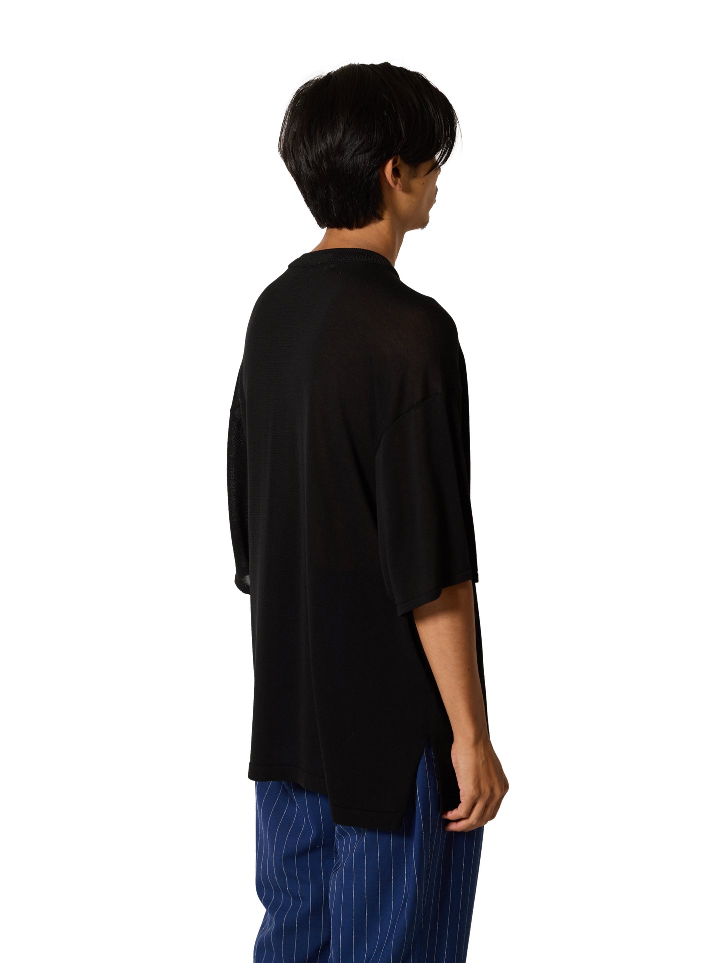 RESEARCHED SWEATER SS / RAYON MIX YARN