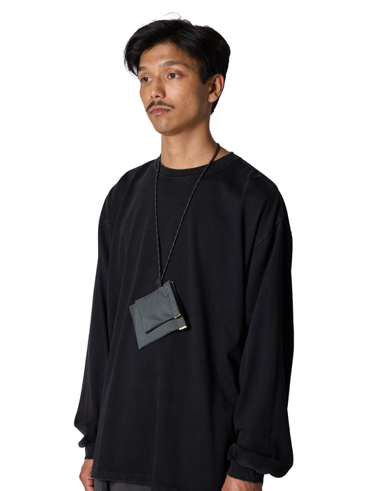 W PURSE NECKLACE / 3L NYLON TWILL × ZEPTEPI
