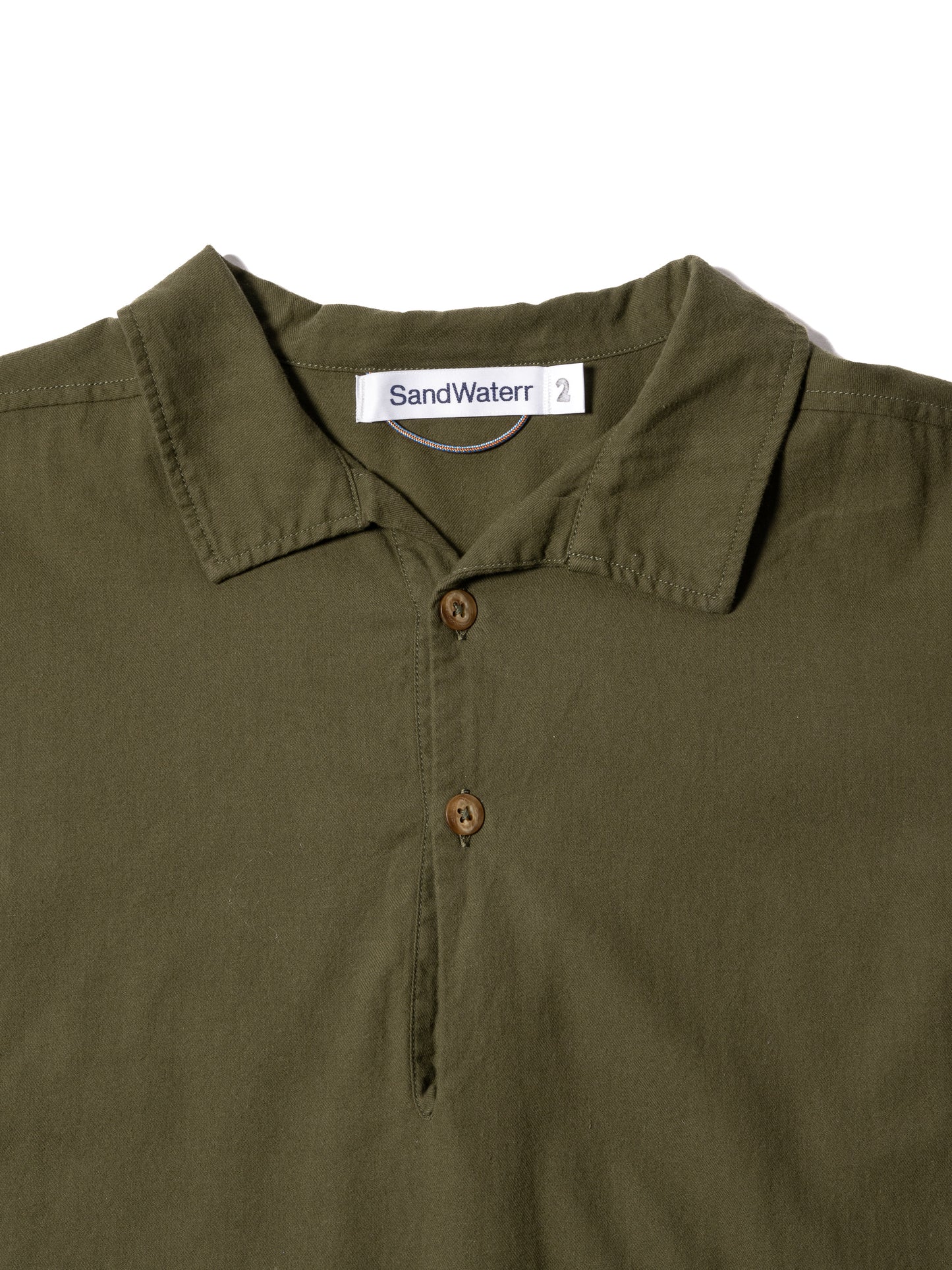 CRAFTED LONG PULLOVER / COTTON PEACH SKIN TWILL