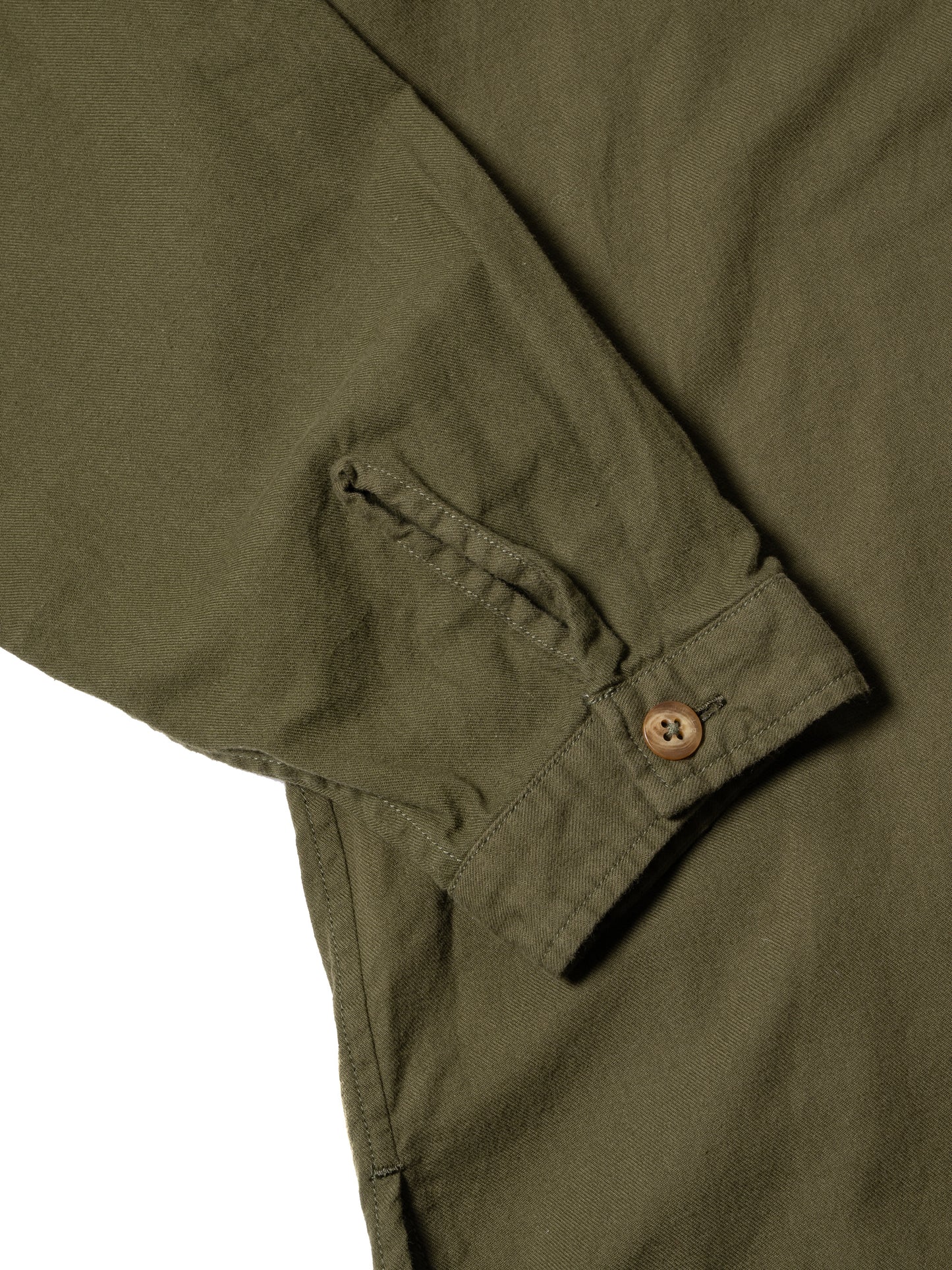 CRAFTED LONG PULLOVER / COTTON PEACH SKIN TWILL