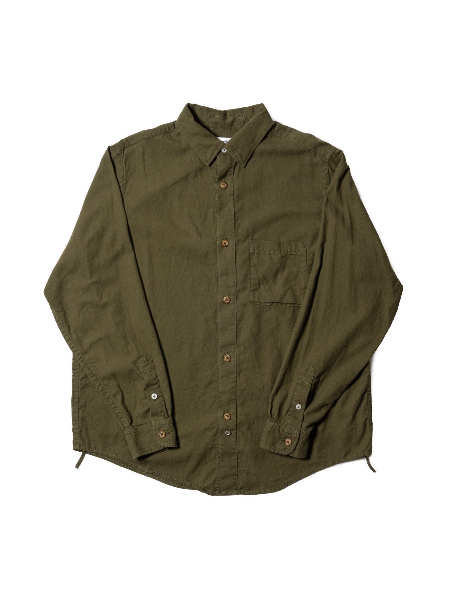 ORGANIZED B.D.SHIRT / COTTON PEACH SKIN TWILL