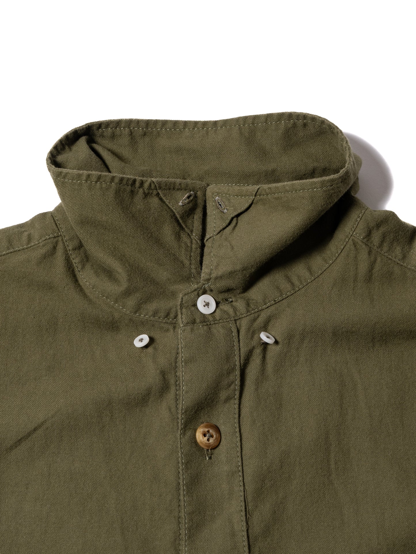 ORGANIZED B.D.SHIRT / COTTON PEACH SKIN TWILL