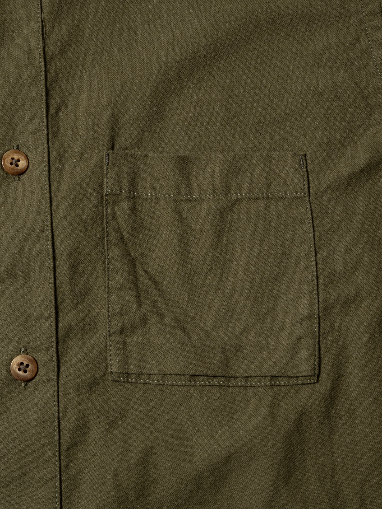 ORGANIZED B.D.SHIRT / COTTON PEACH SKIN TWILL