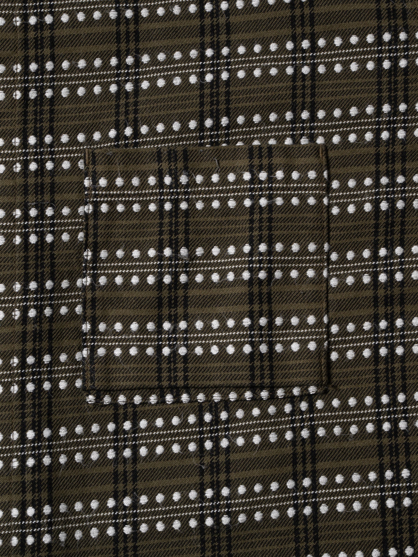 ORGANIZED B.D.SHIRT / COTTON MIX FLANNEL CHECK OVERDYED
