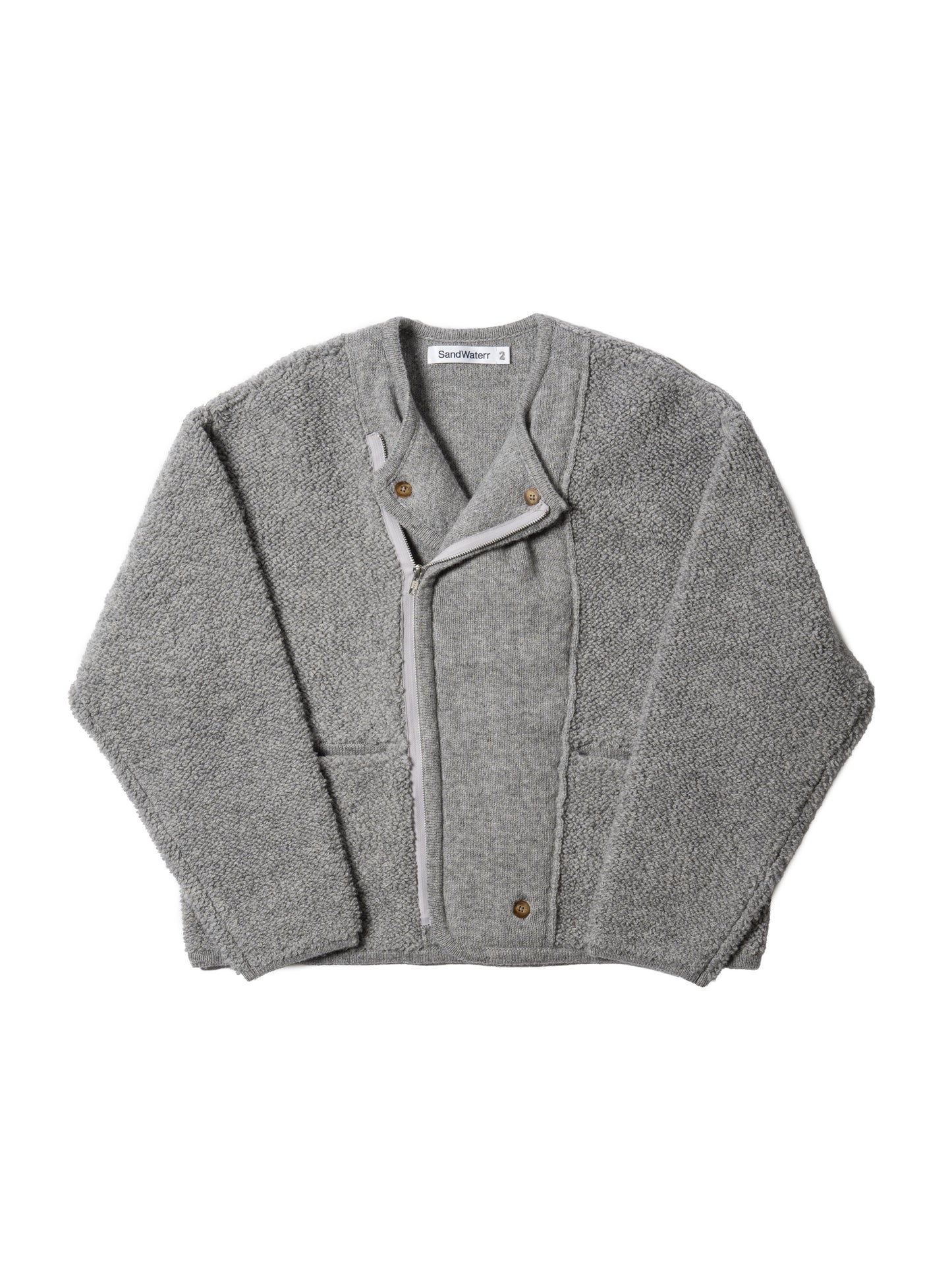 ORGANIZED CARDIGAN / WOOLEN YARN
