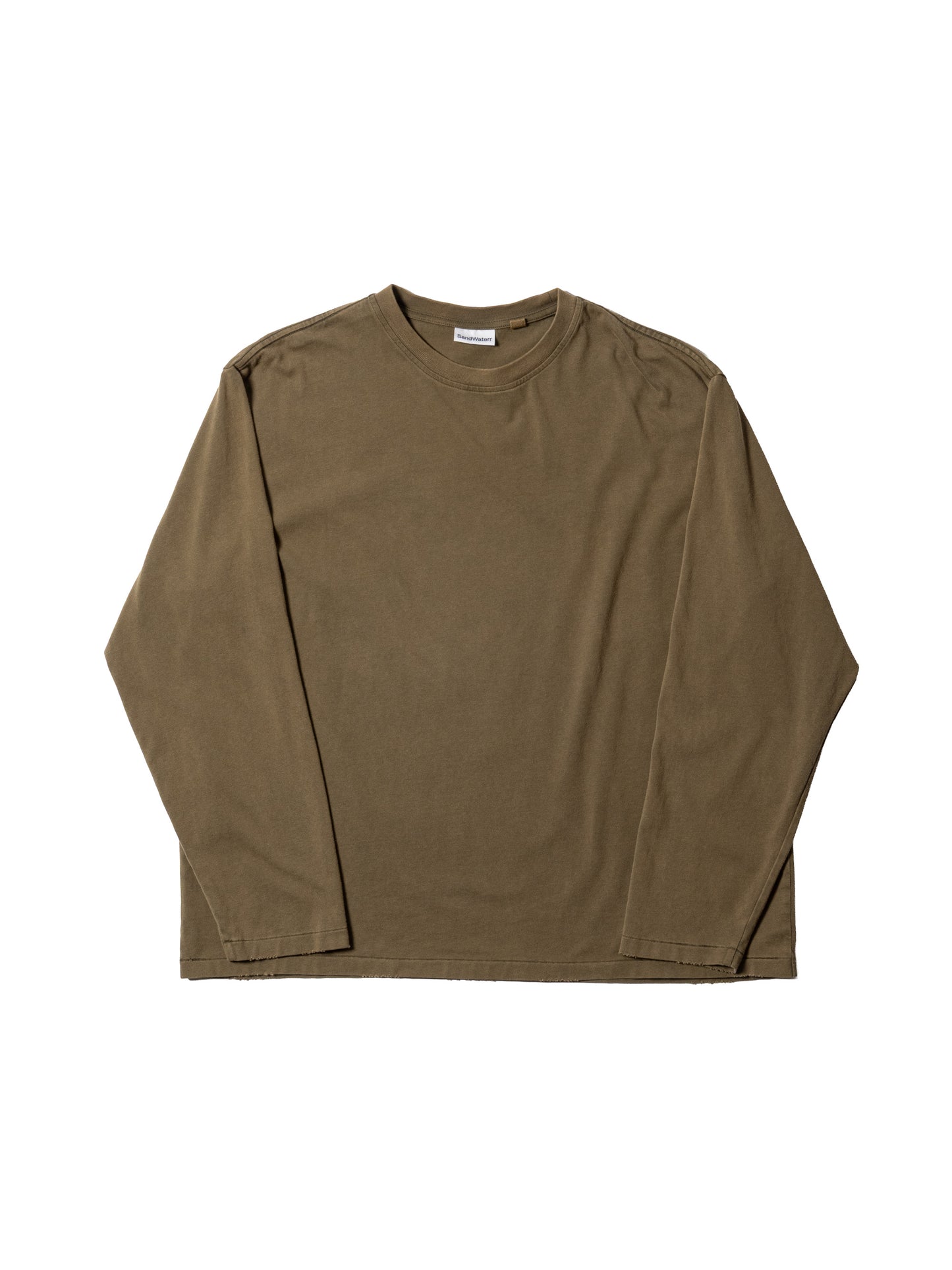 ORGANIZED BAGGY TEE LS / COTTON JERSEY