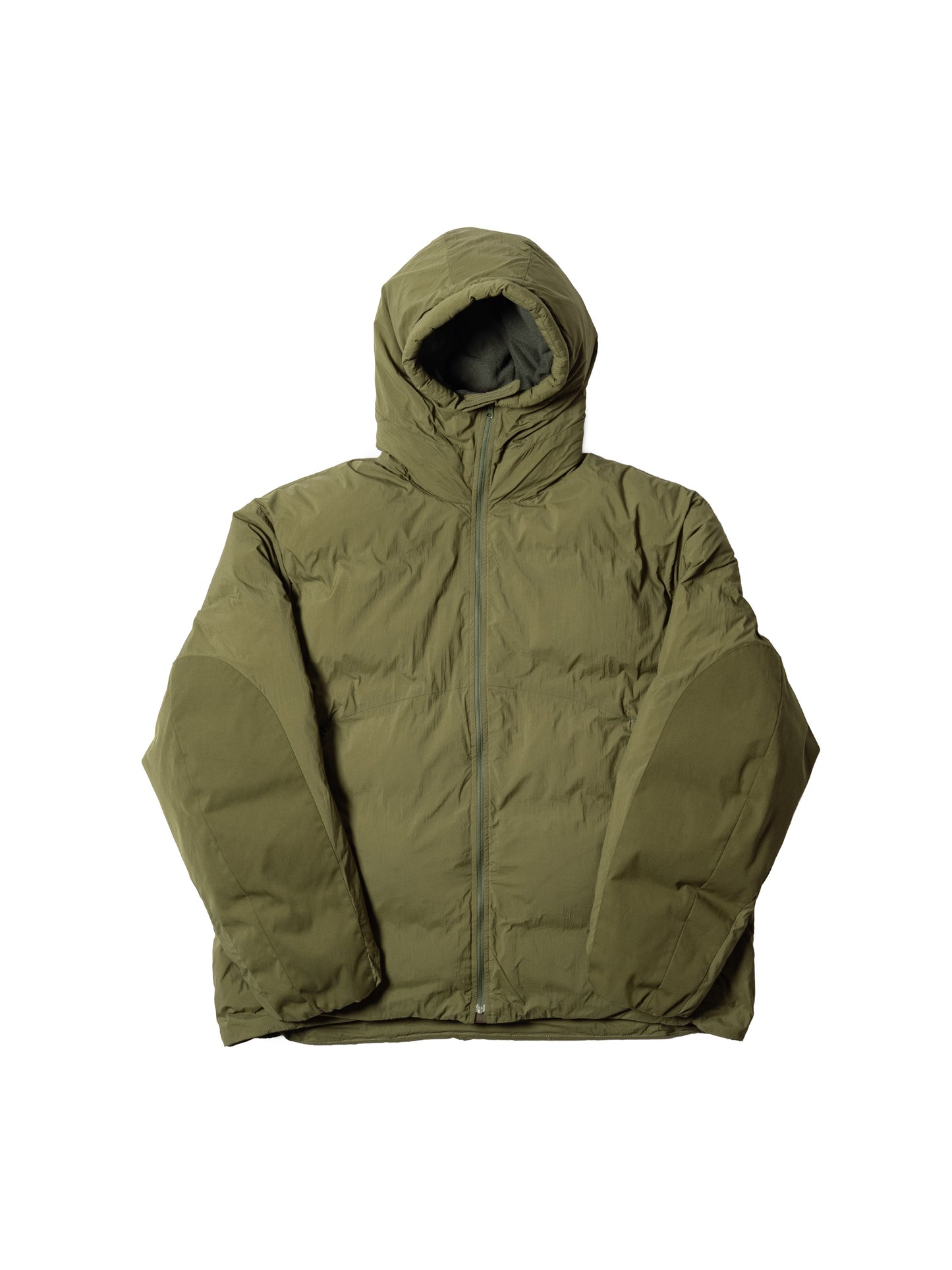 ORGANIZED HOODED PADDED BLOUSON / NYLON TAFFETA