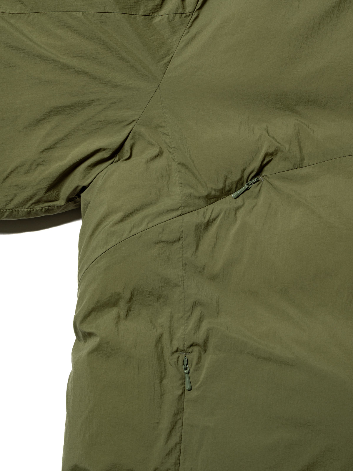 ORGANIZED HOODED PADDED BLOUSON / NYLON TAFFETA