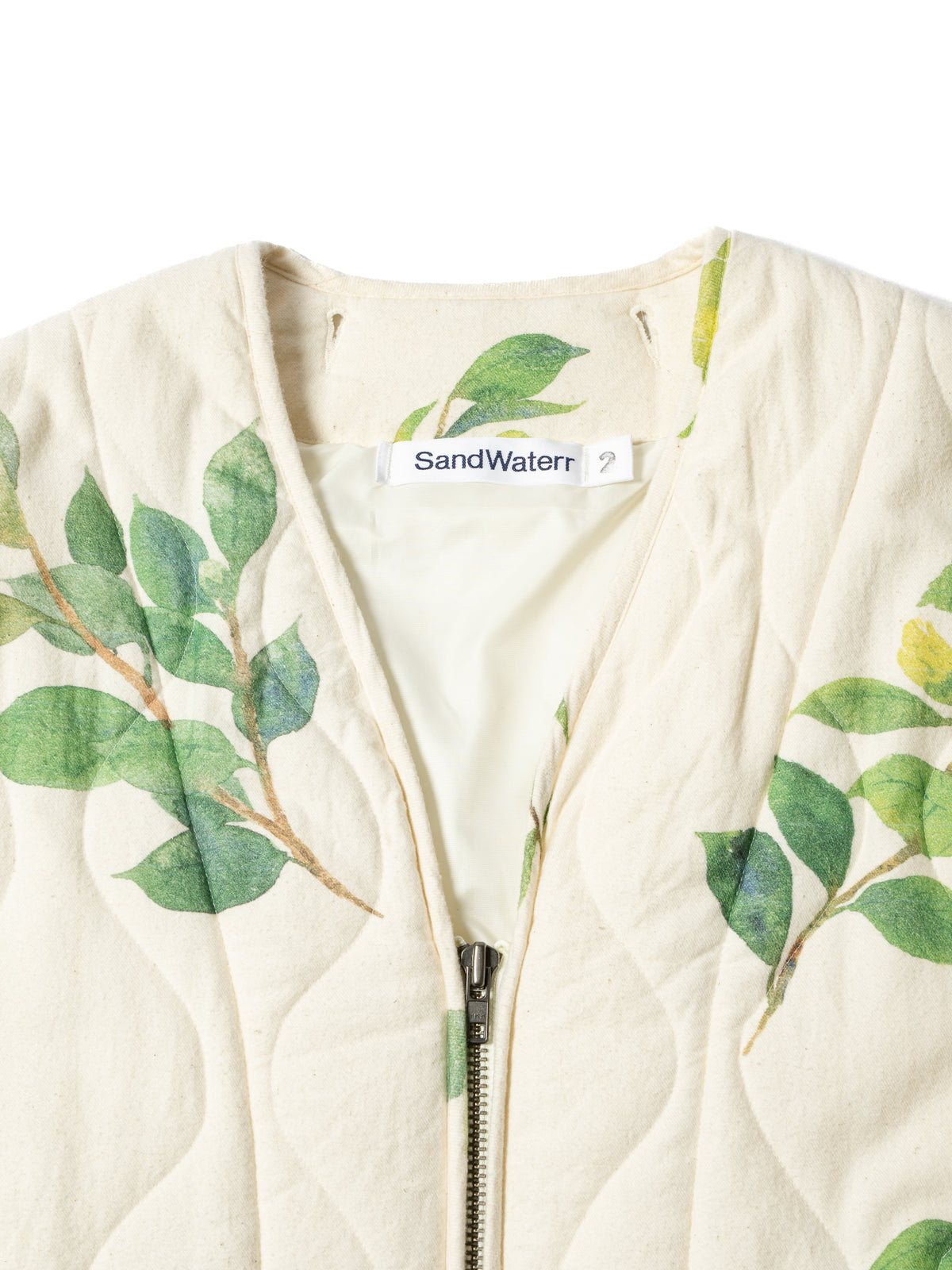 ORGANIZED QUILTED BLOUSON / COTTON PEACH SKIN TWILL × DEAN AIZAWA