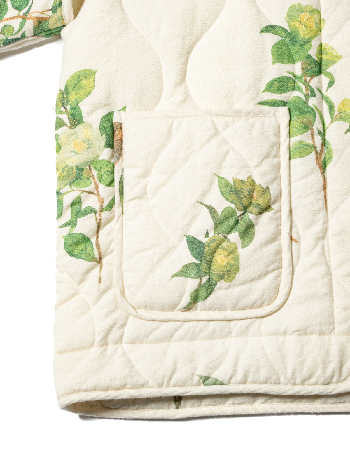 ORGANIZED QUILTED BLOUSON / COTTON PEACH SKIN TWILL × DEAN AIZAWA