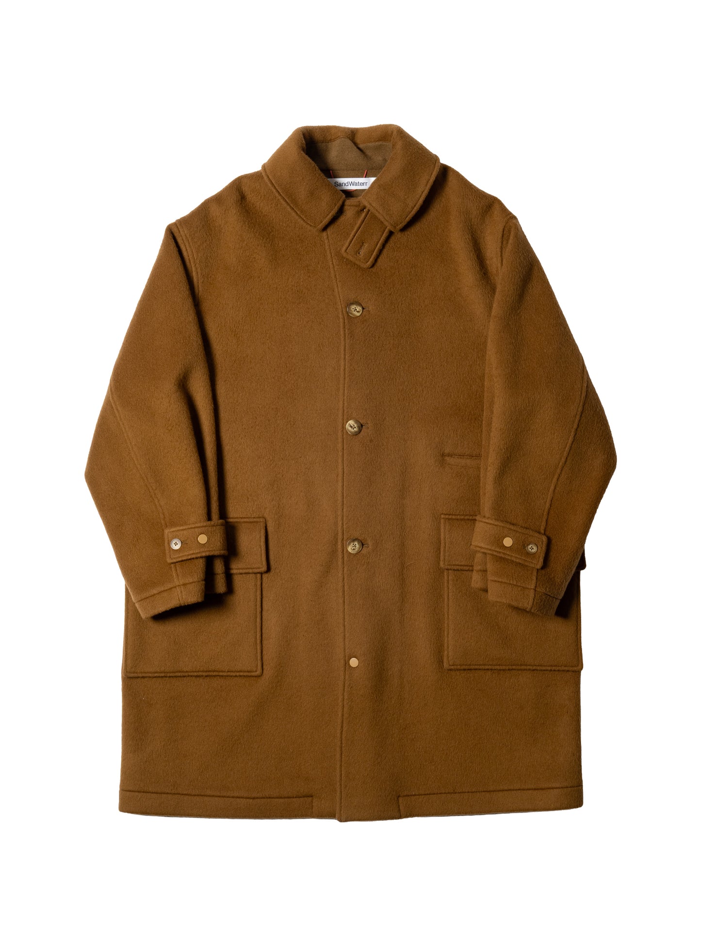 RESEARCHED CITY COAT / WOOL MIX MELTON