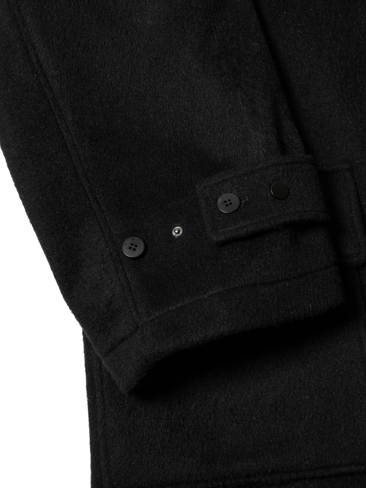 RESEARCHED CITY COAT / WOOL MIX MELTON