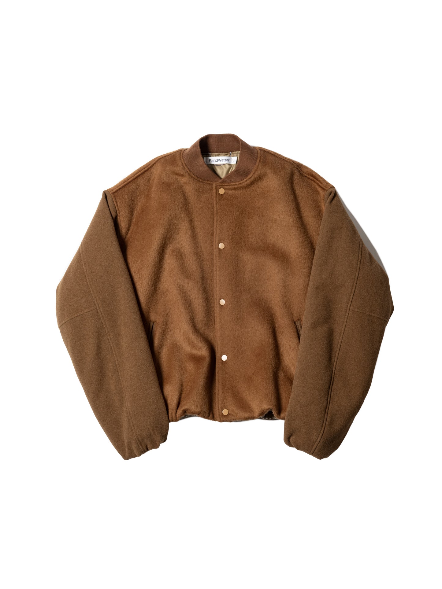 RESEARCHED PADDED BLOUSON / WOOL MIX MELTON
