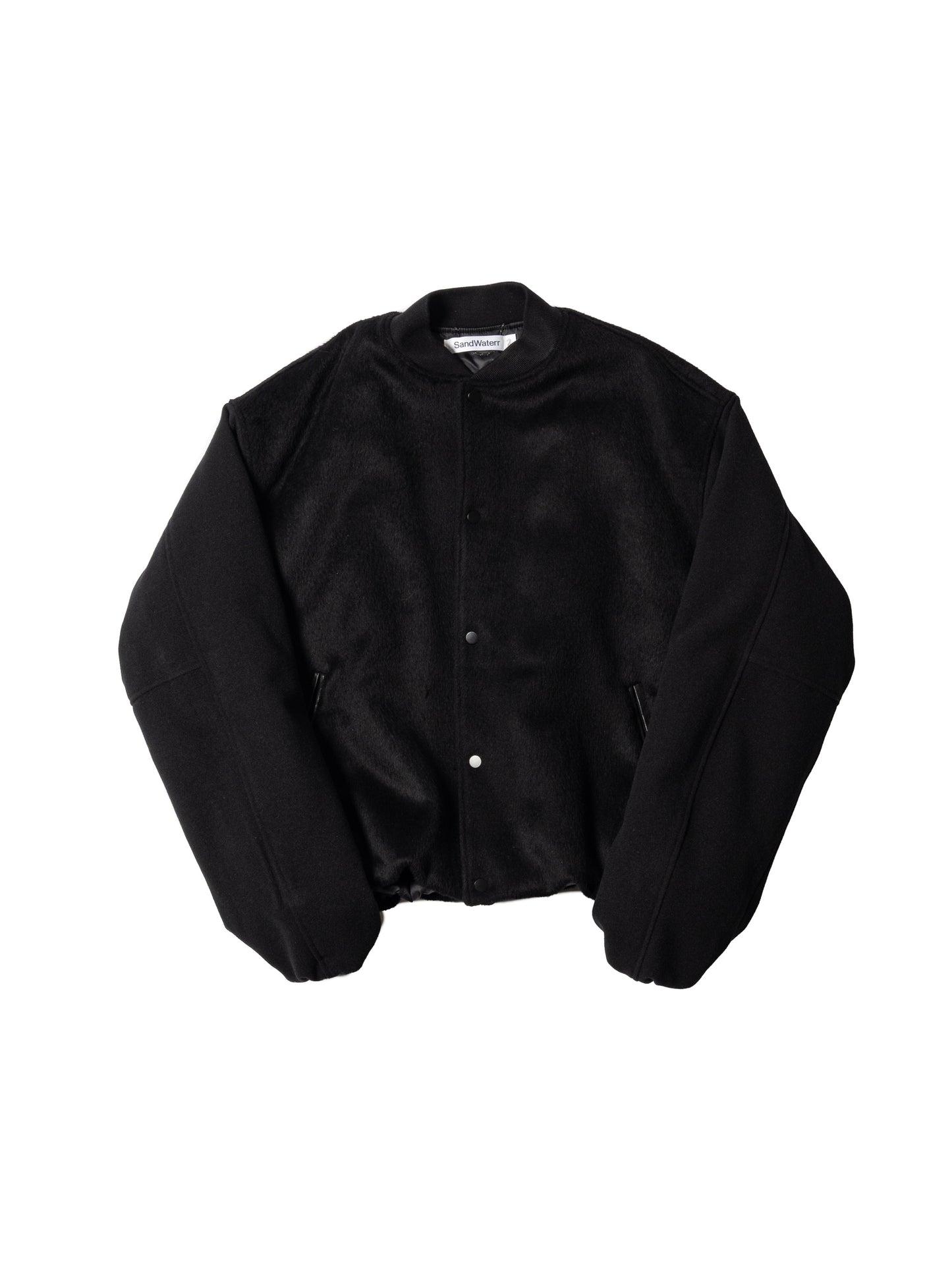 RESEARCHED PADDED BLOUSON / WOOL MIX MELTON