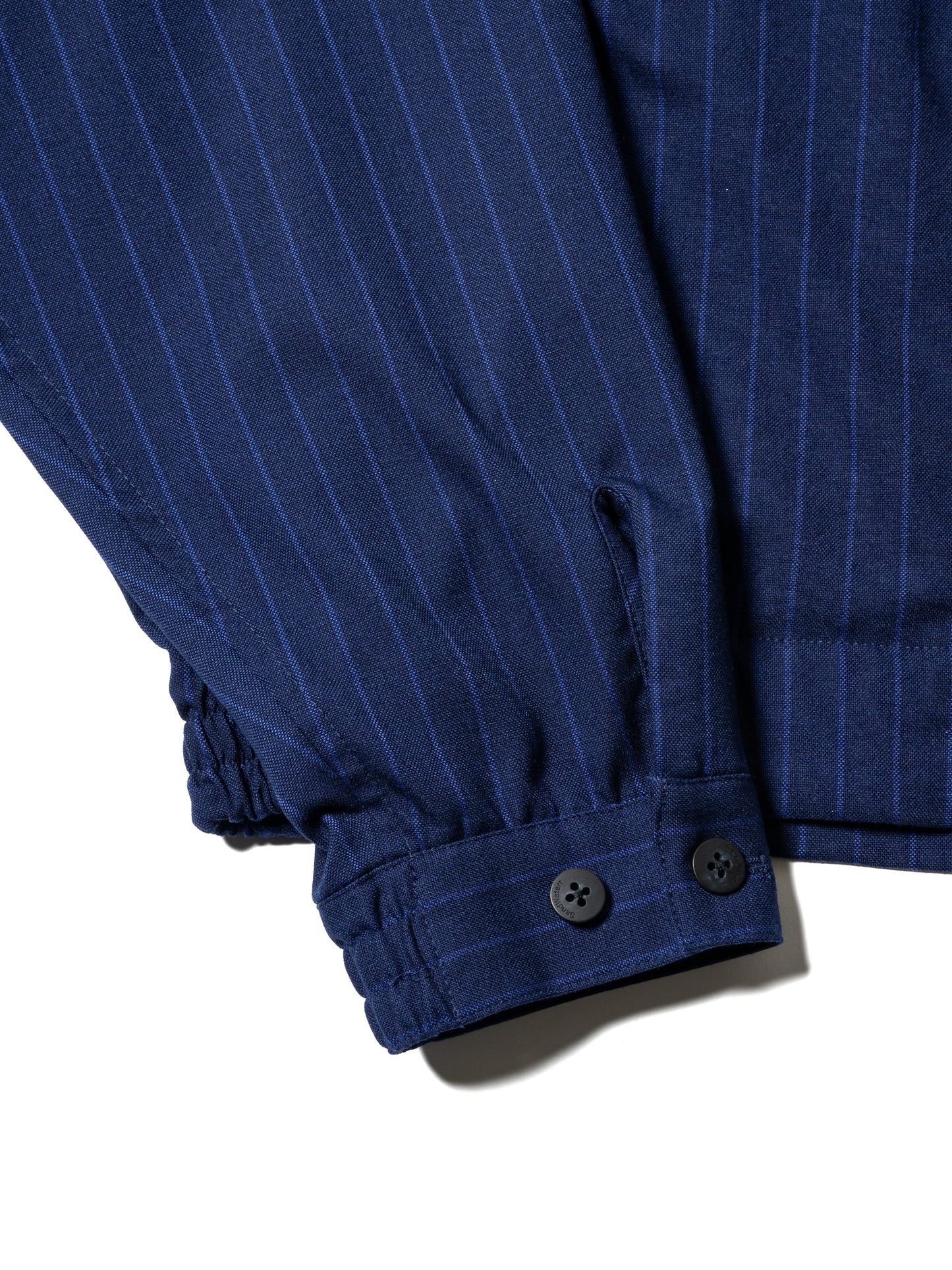 CRAFTED BLOUSON / POLY MIX TWILL STRIPE
