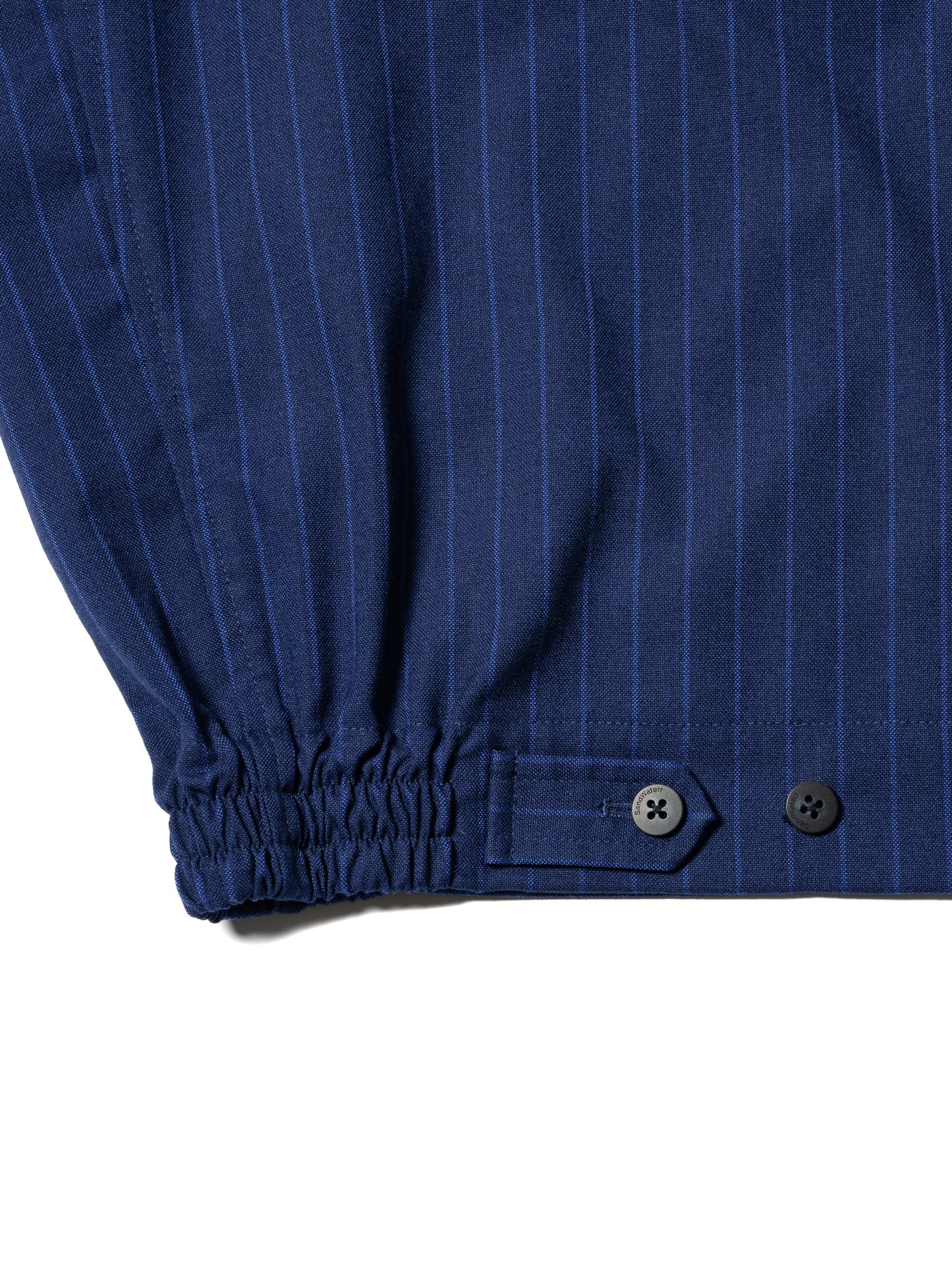 CRAFTED BLOUSON / POLY MIX TWILL STRIPE