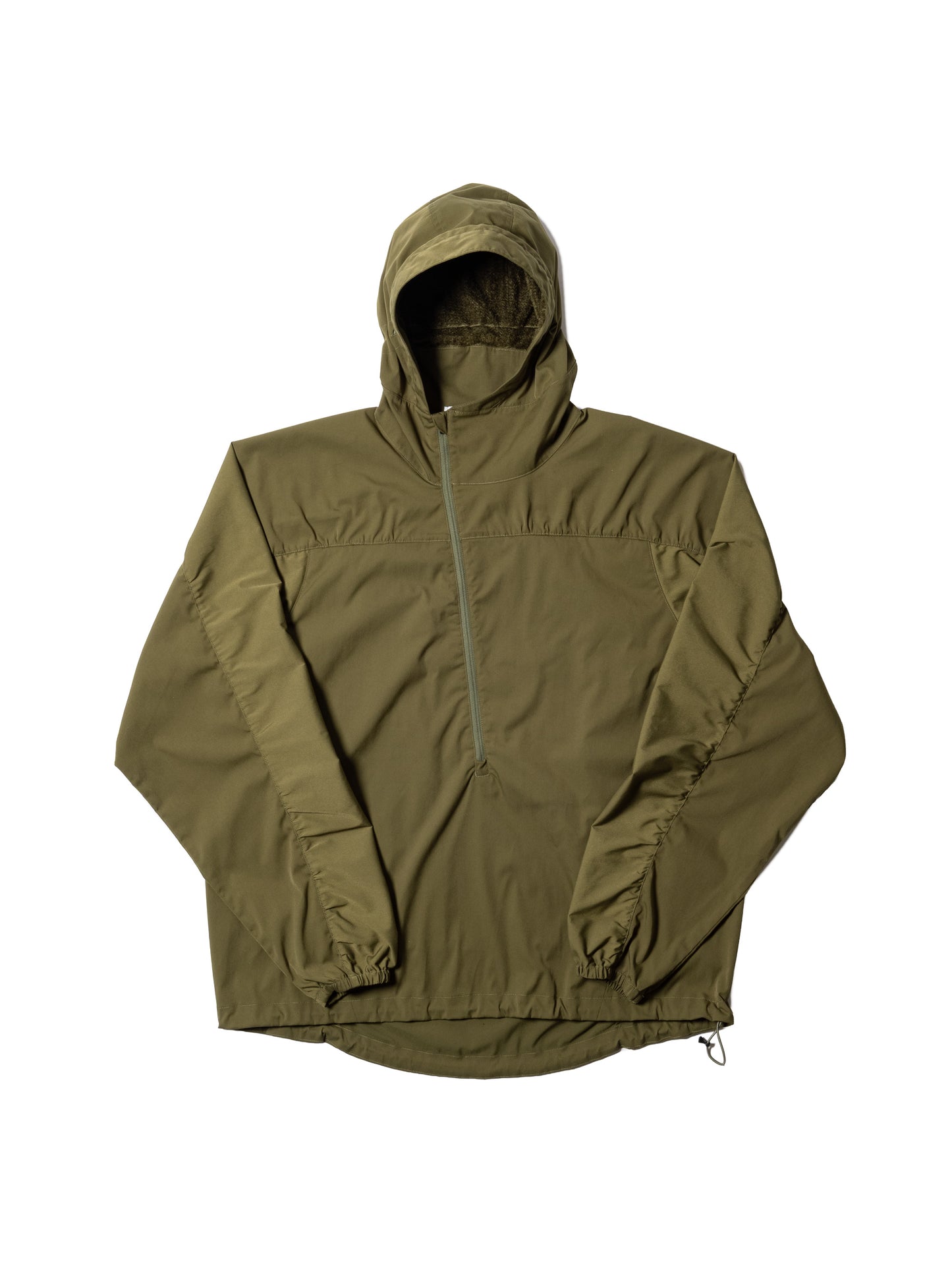 ORGANIZED HOODED PULLOVER / SOLOTEX®️ POLY TWILL STRETCH