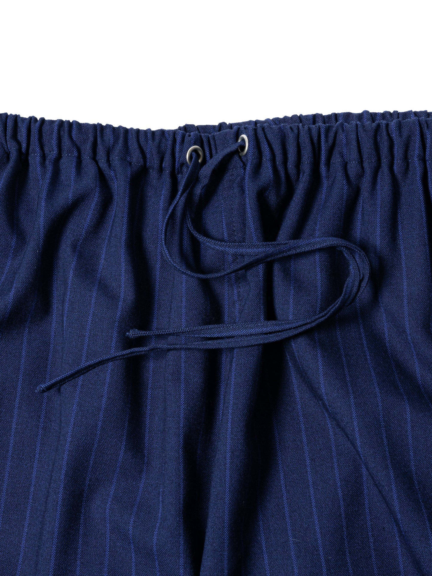 CRAFTED WIDE EASY SLACKS / POLY MIX TWILL STRIPE