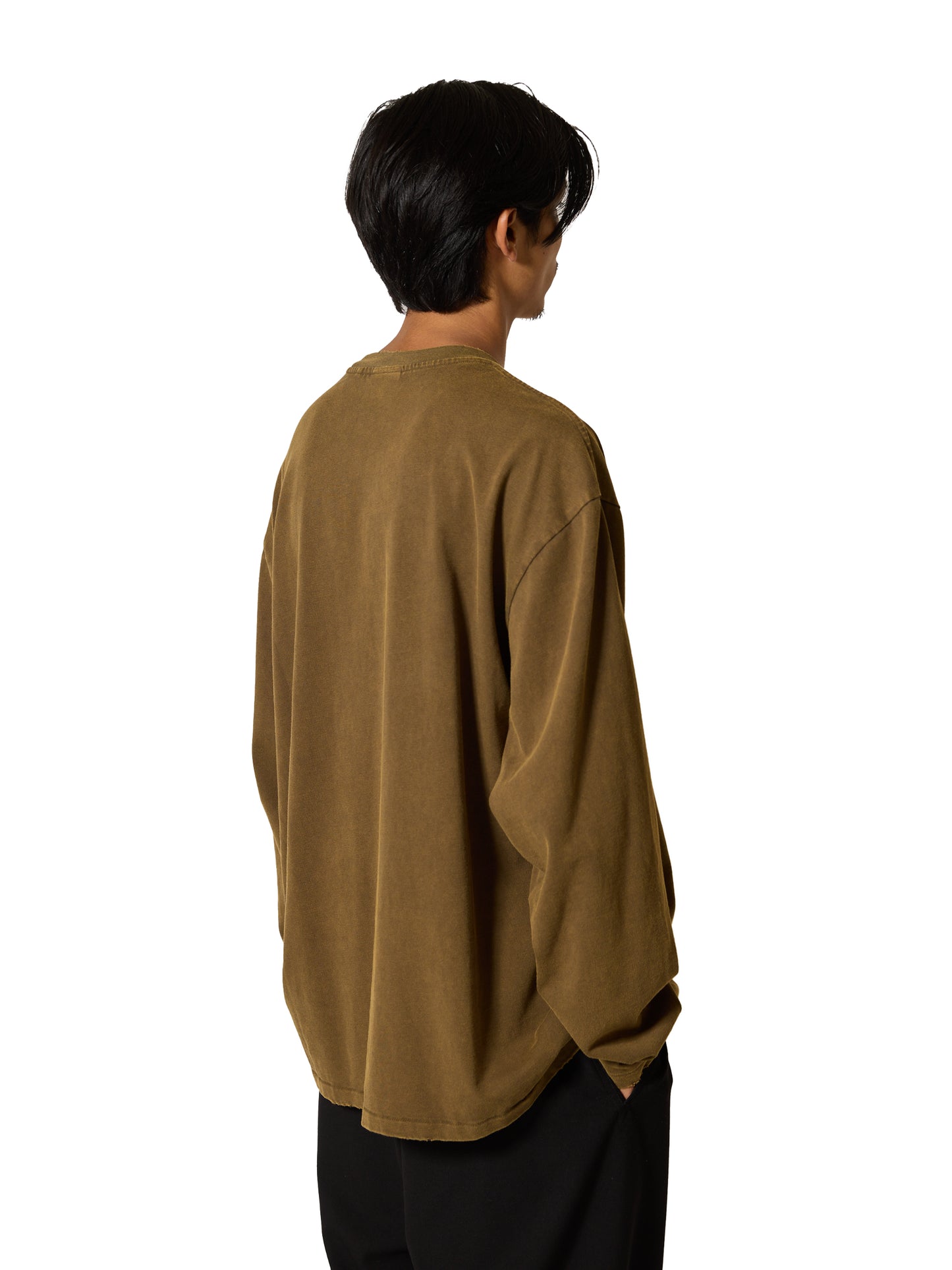 ORGANIZED BAGGY TEE LS / COTTON JERSEY