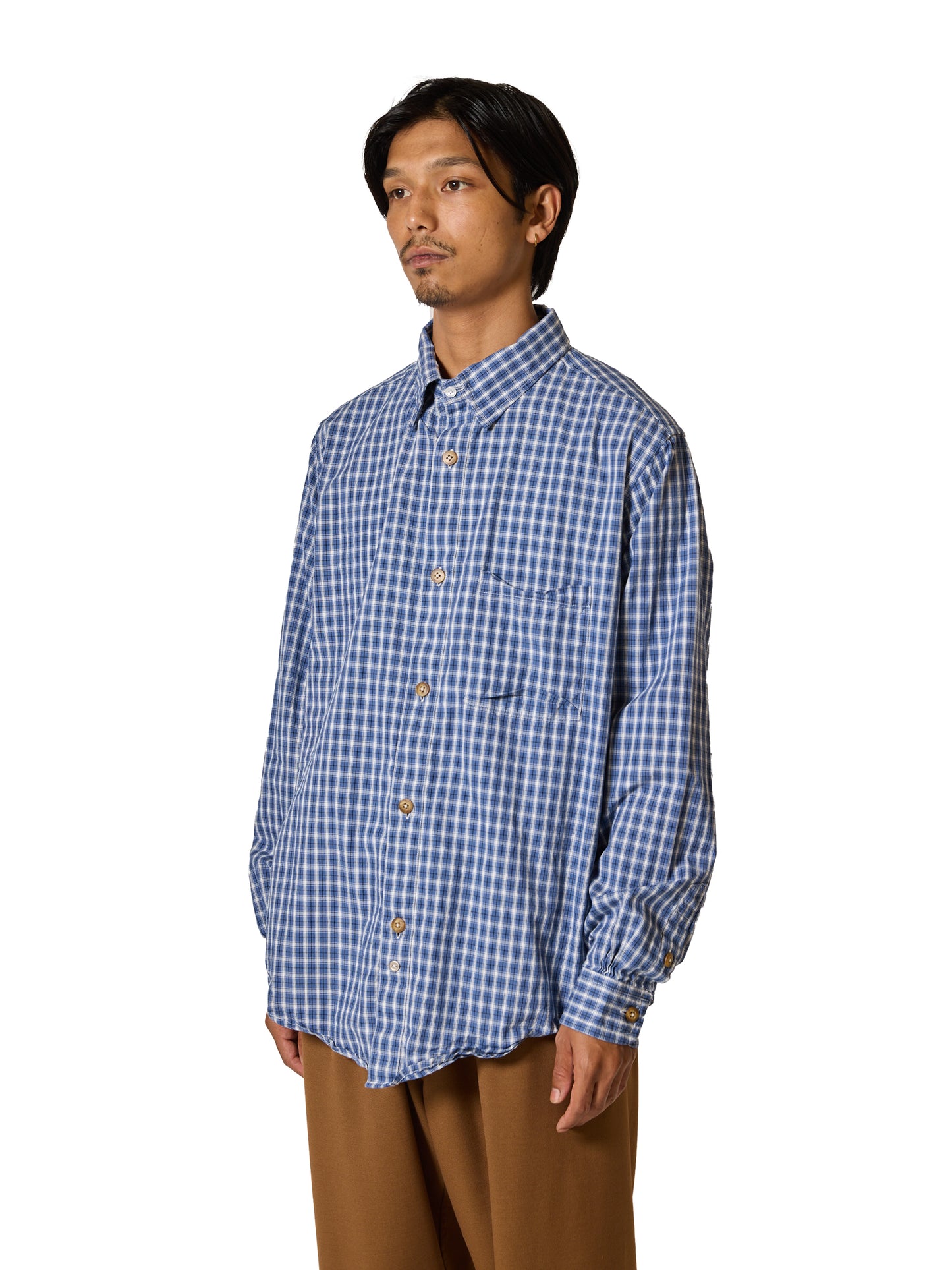 ORGANIZED B.D.SHIRT / COTTON BROAD CHECK
