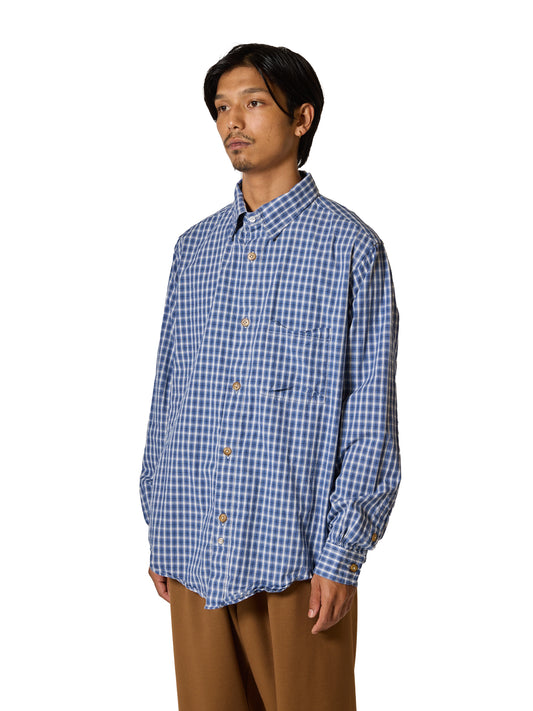 ORGANIZED B.D.SHIRT / COTTON BROAD CHECK