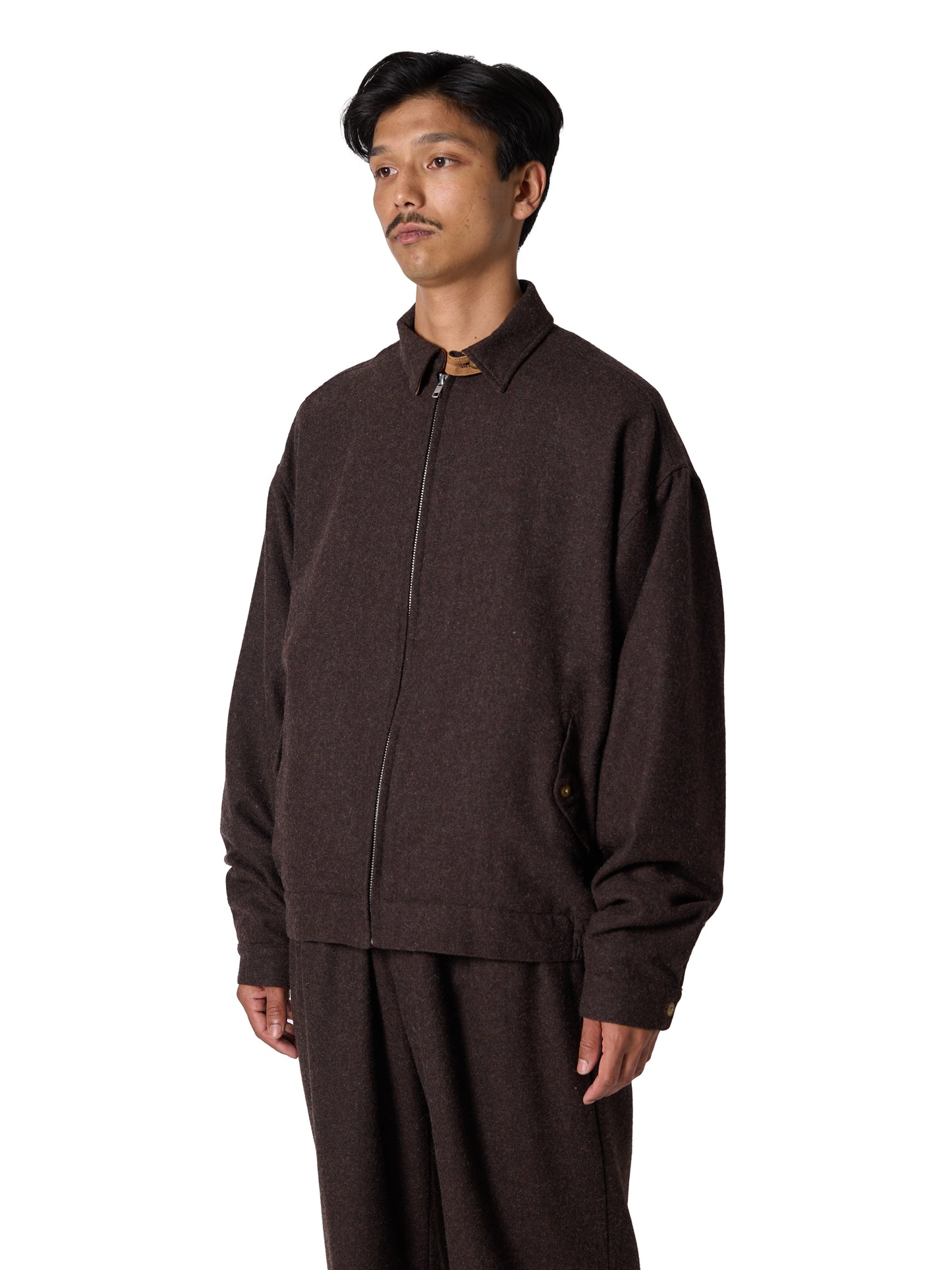 CRAFTED BLOUSON / WOOL MIX TWILL