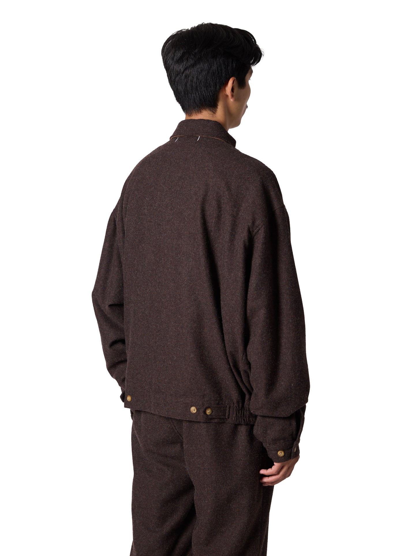 CRAFTED BLOUSON / WOOL MIX TWILL