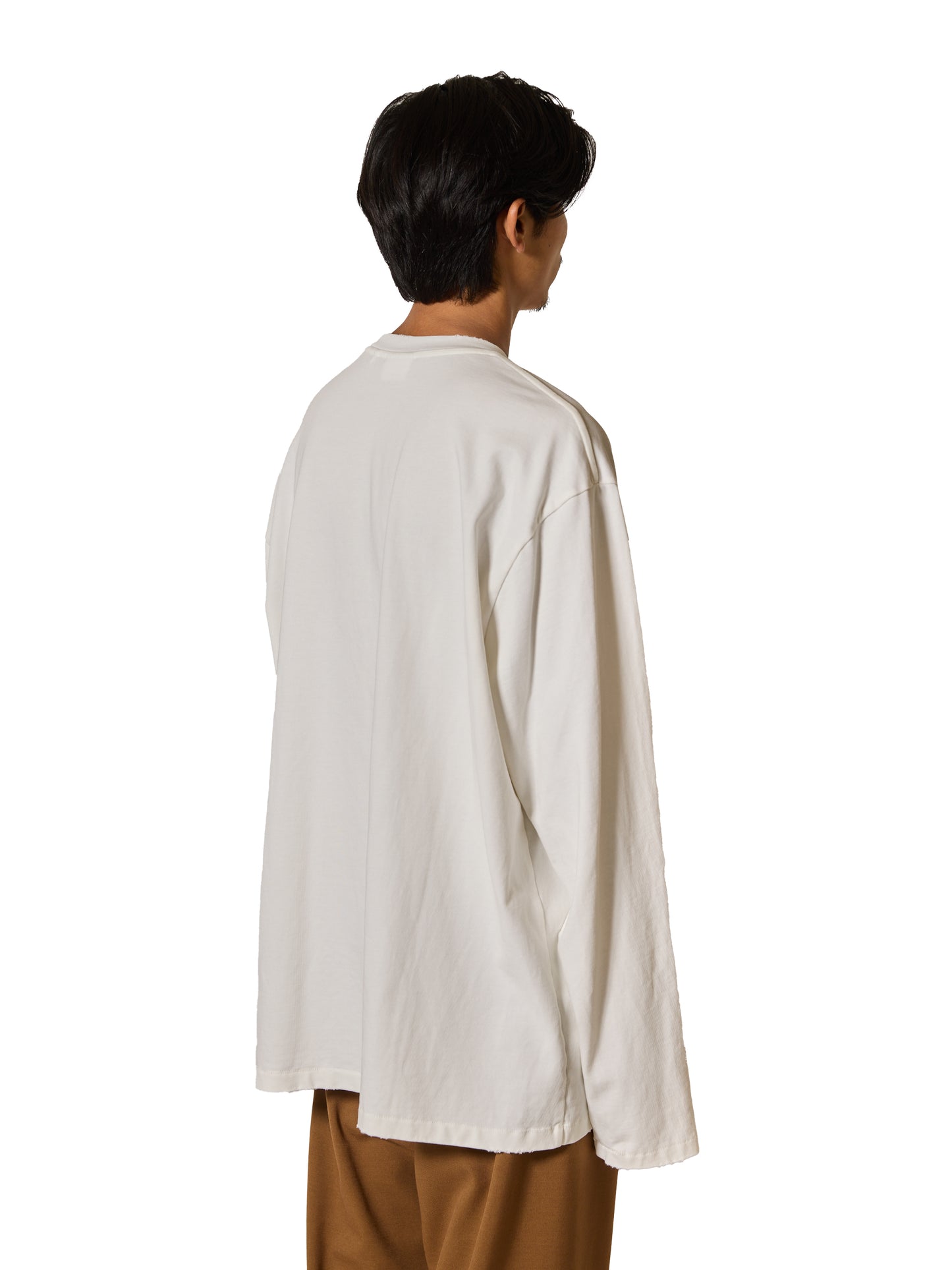 ORGANIZED BAGGY TEE LS / COTTON JERSEY