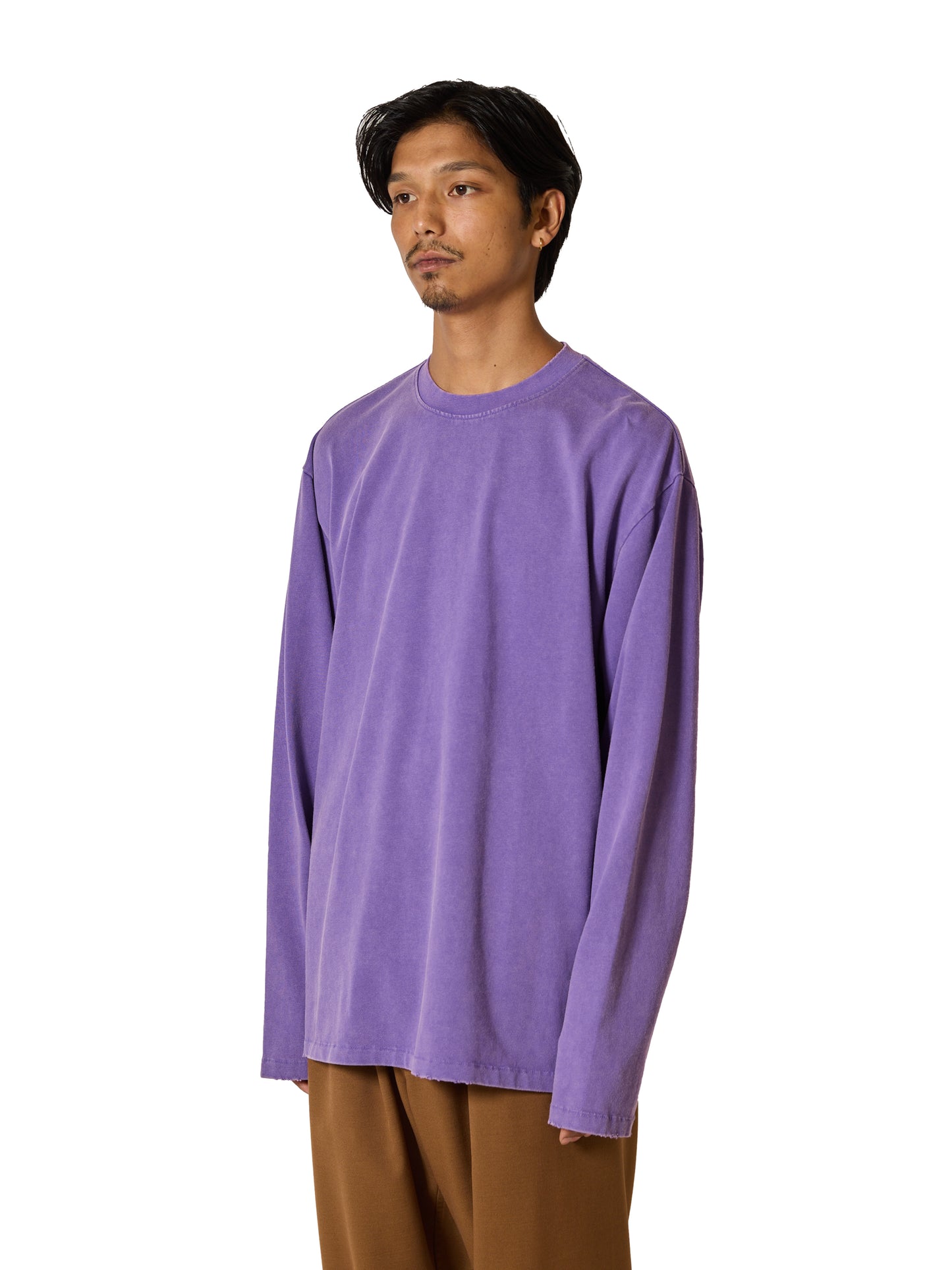 ORGANIZED BAGGY TEE LS / COTTON JERSEY