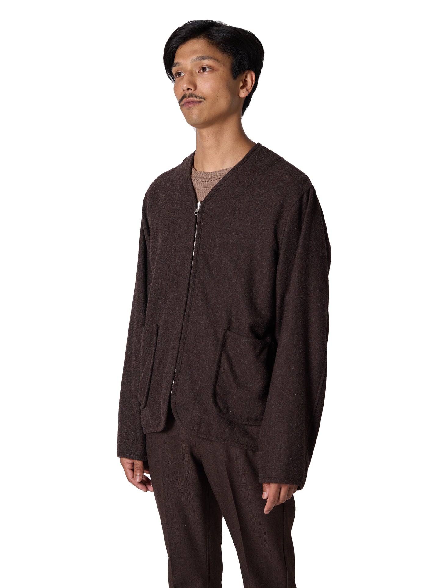CRAFTED LINING SHIRT / WOOL MIX TWILL