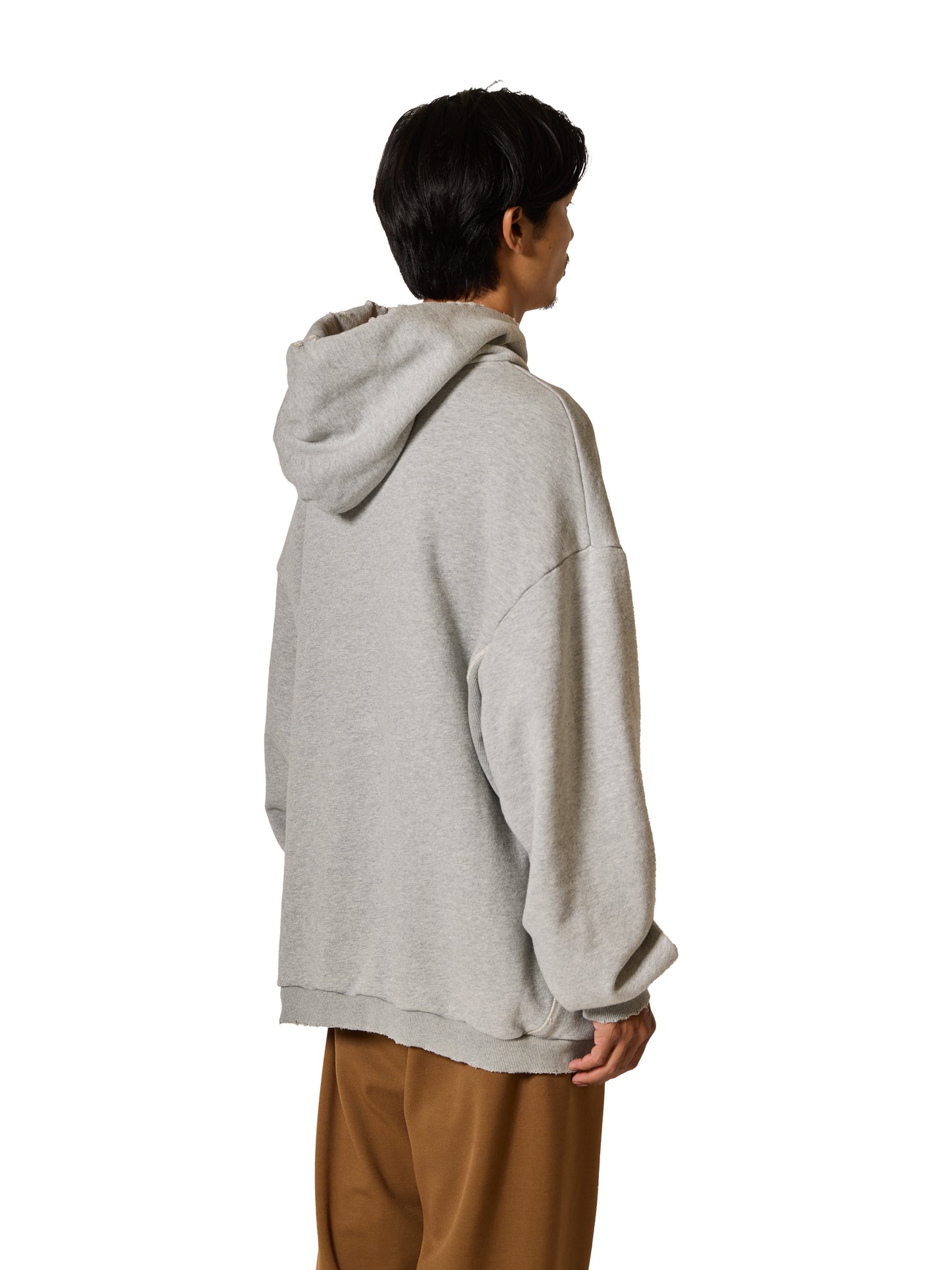 RESEARCHED HOODED PULLOVER / COTTON SWEAT