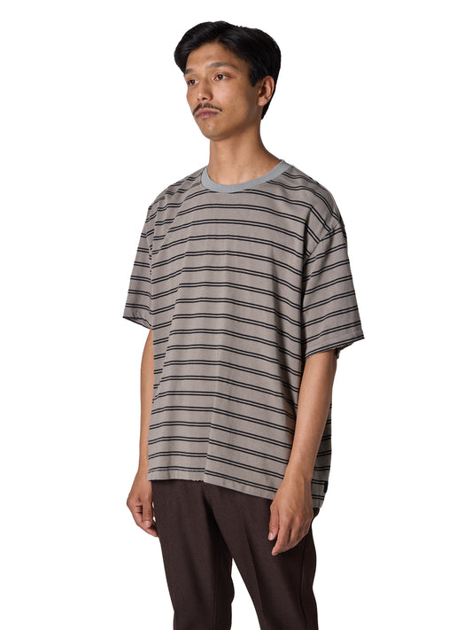 RESEARCHED TEE SS / COTTON BORDER JERSEY