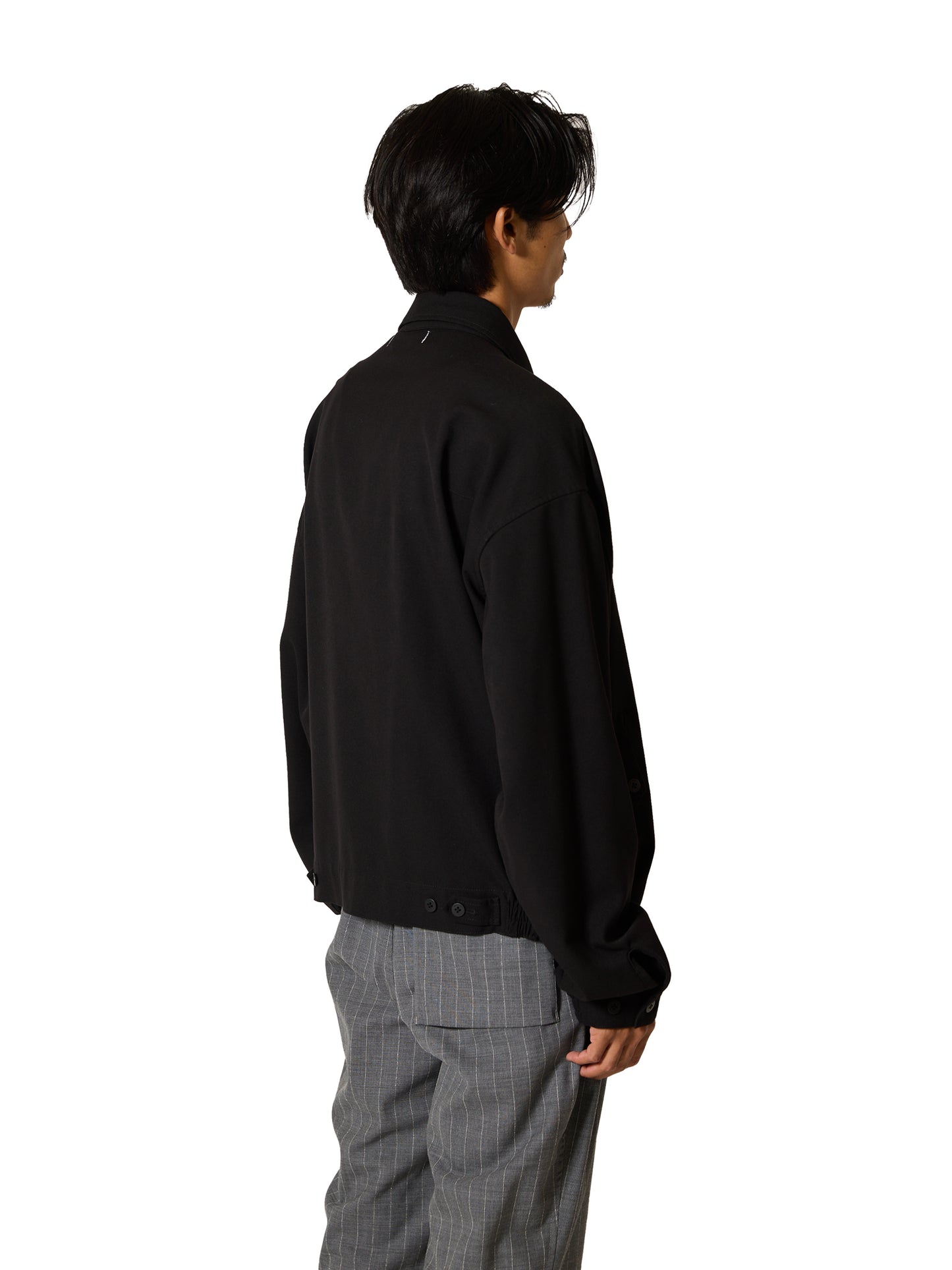 CRAFTED BLOUSON / RAYON MIX GABARDINE