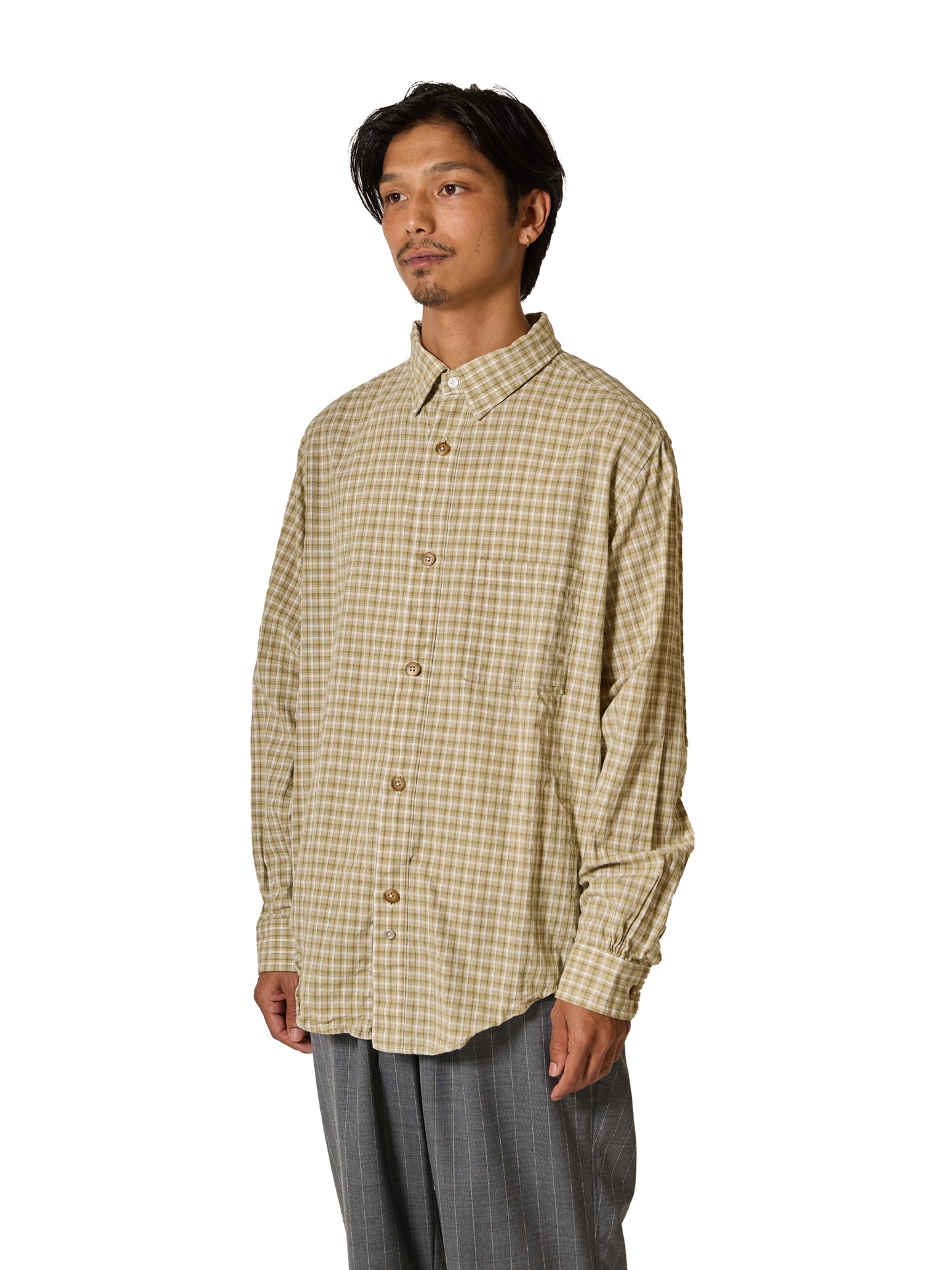 ORGANIZED B.D.SHIRT / COTTON BROAD CHECK