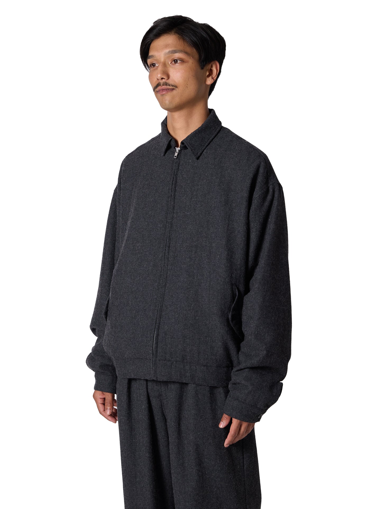 CRAFTED BLOUSON / WOOL MIX TWILL