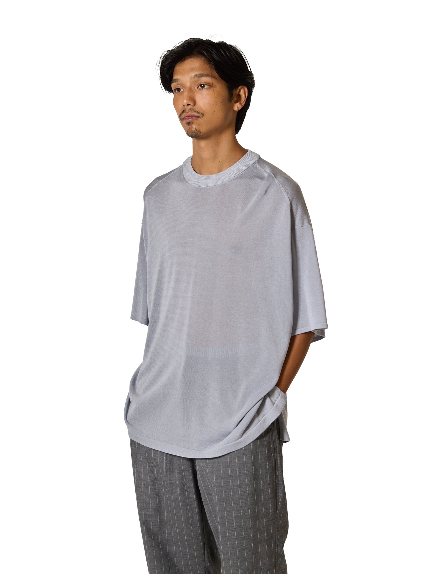 RESEARCHED SWEATER SS / RAYON MIX YARN