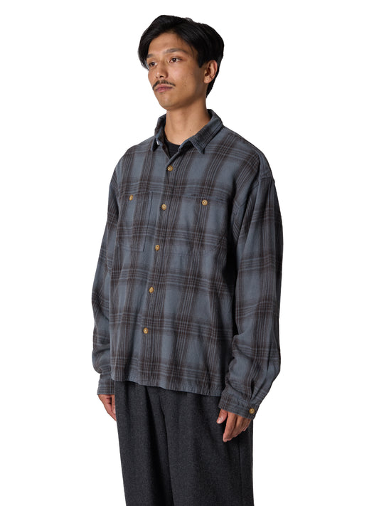 RESEARCHED WORK SHIRT / COTTON FLANNEL CHECK