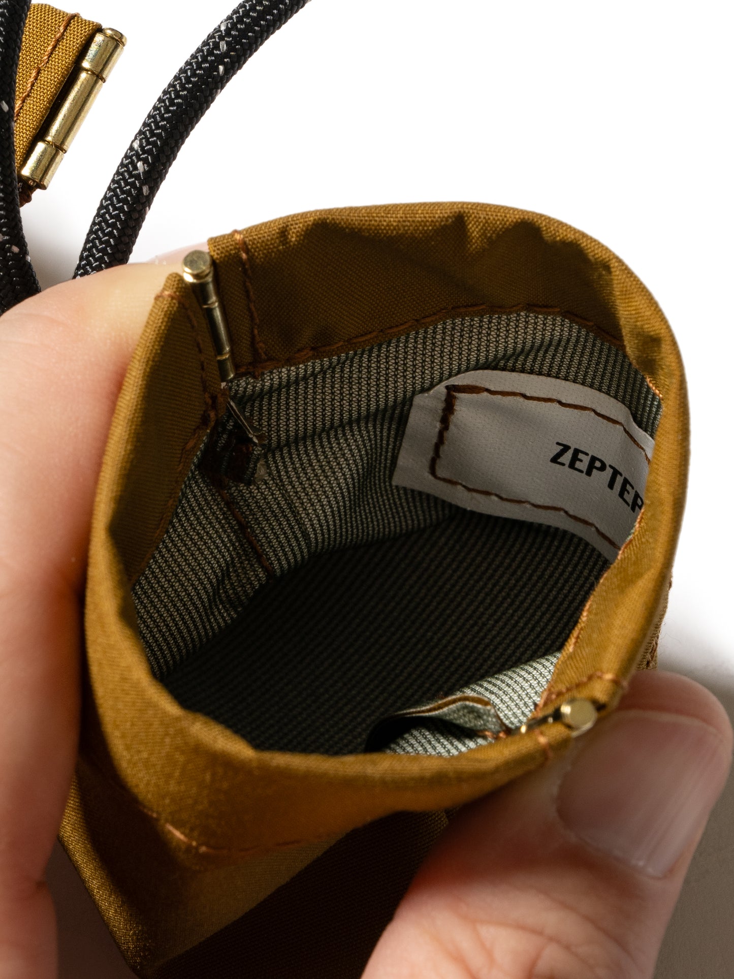 W PURSE NECKLACE / 3L NYLON TWILL × ZEPTEPI