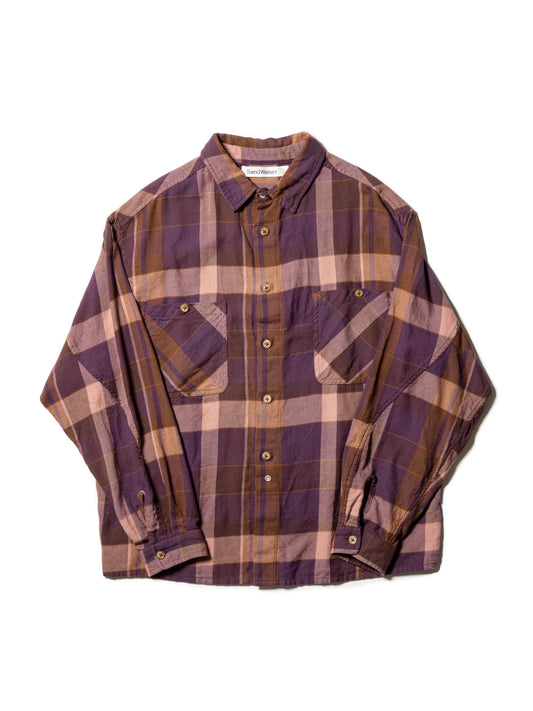 CRAFTED WORK  SHIRTS / INIDIA COTTON FLANNEL MADRAS