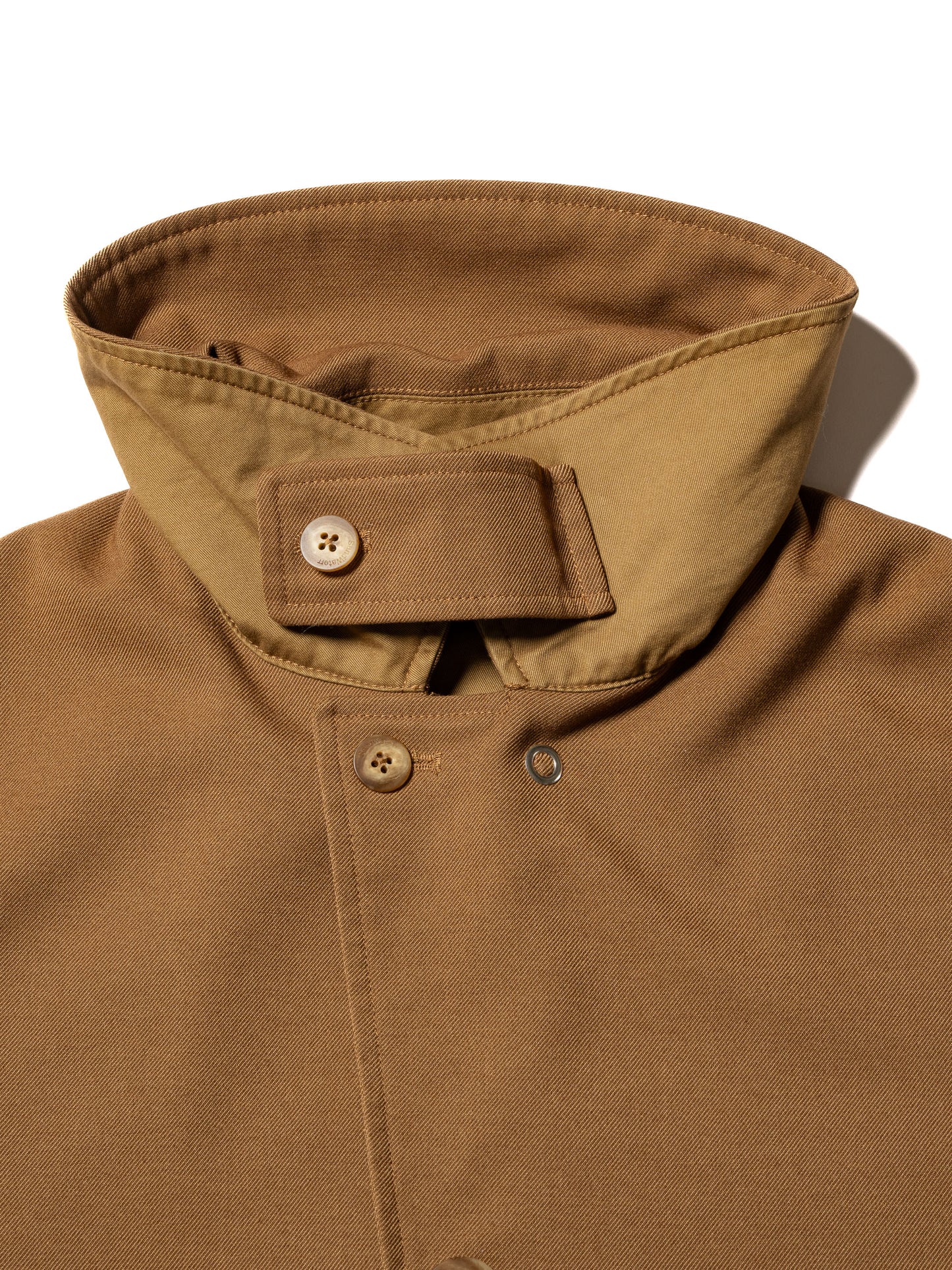 RESEARCHED COAT / POLY MIX GABARDINE