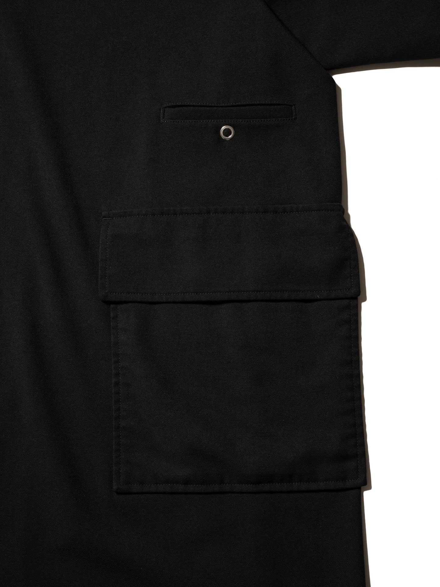 RESEARCHED COAT / POLY MIX GABARDINE