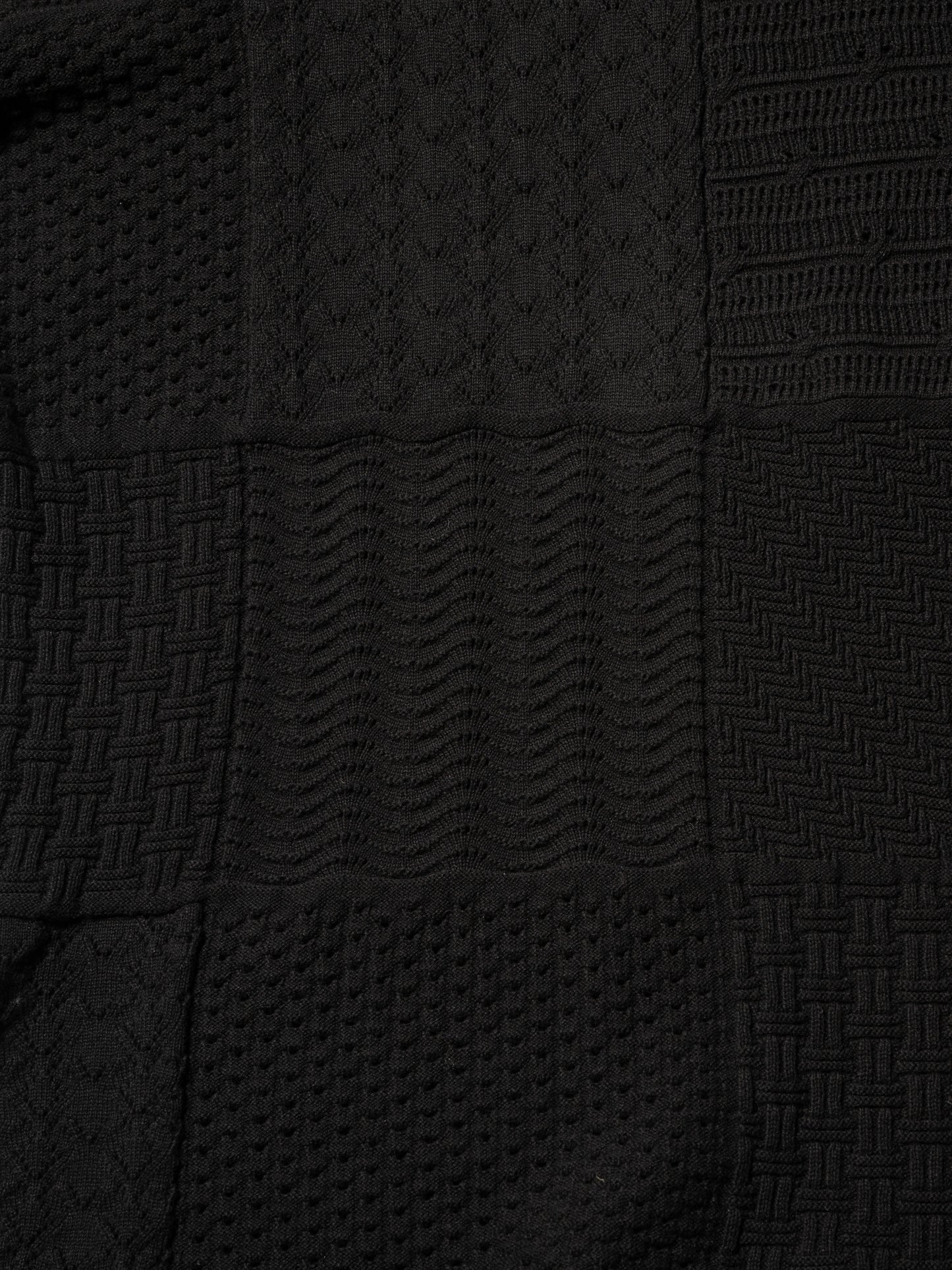 ORGANIZED BORDER SWEATER / COTTON YARN