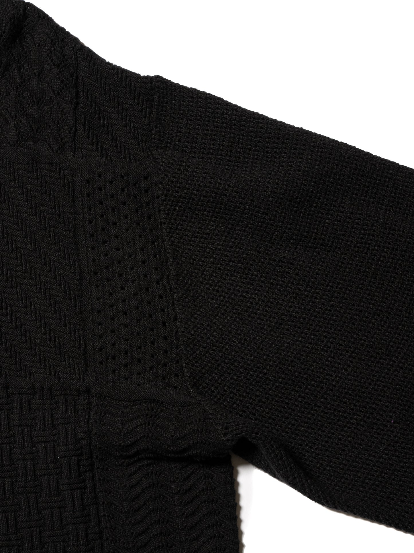 ORGANIZED BORDER SWEATER / COTTON YARN