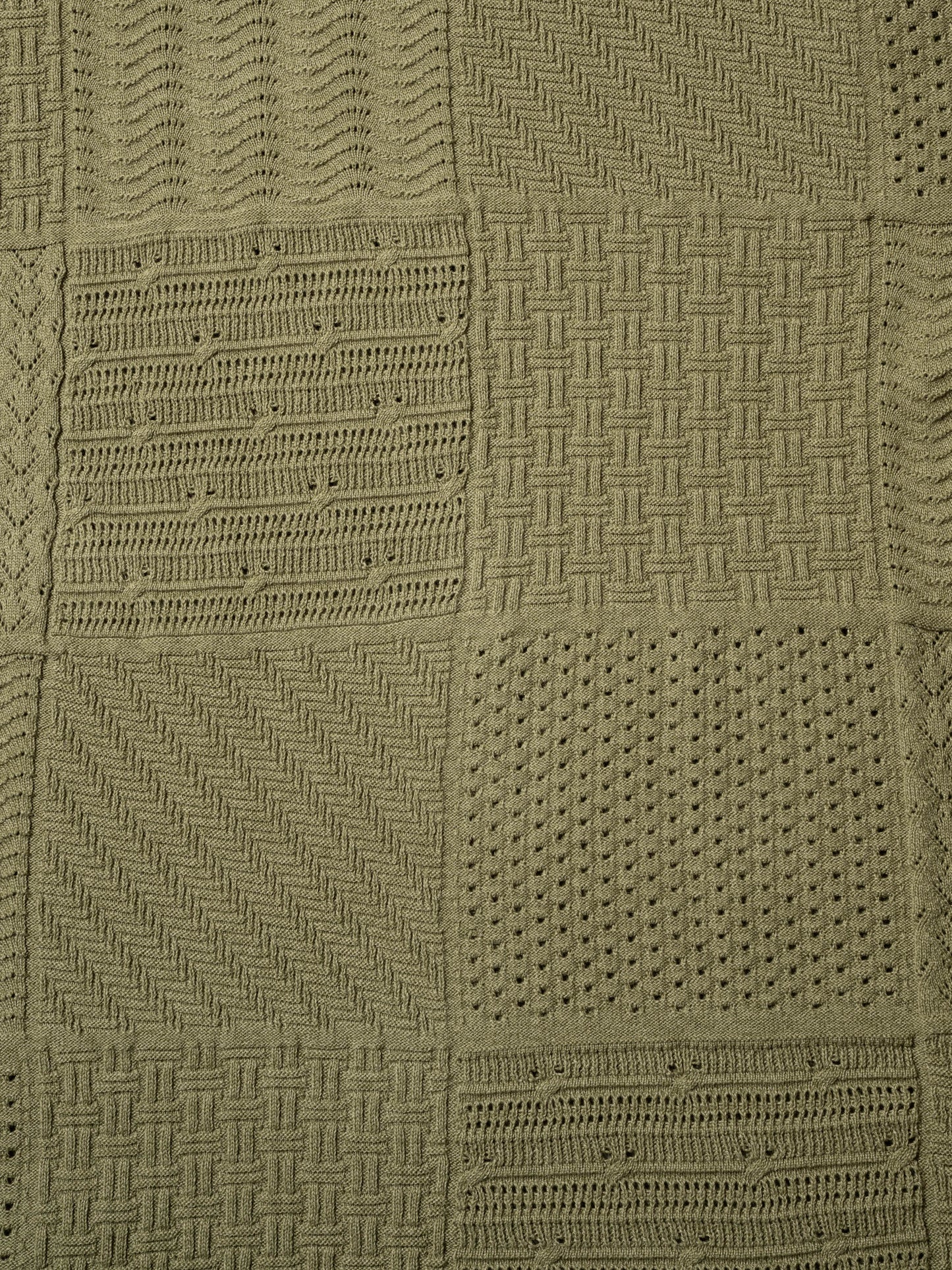 ORGANIZED BORDER SWEATER / COTTON YARN